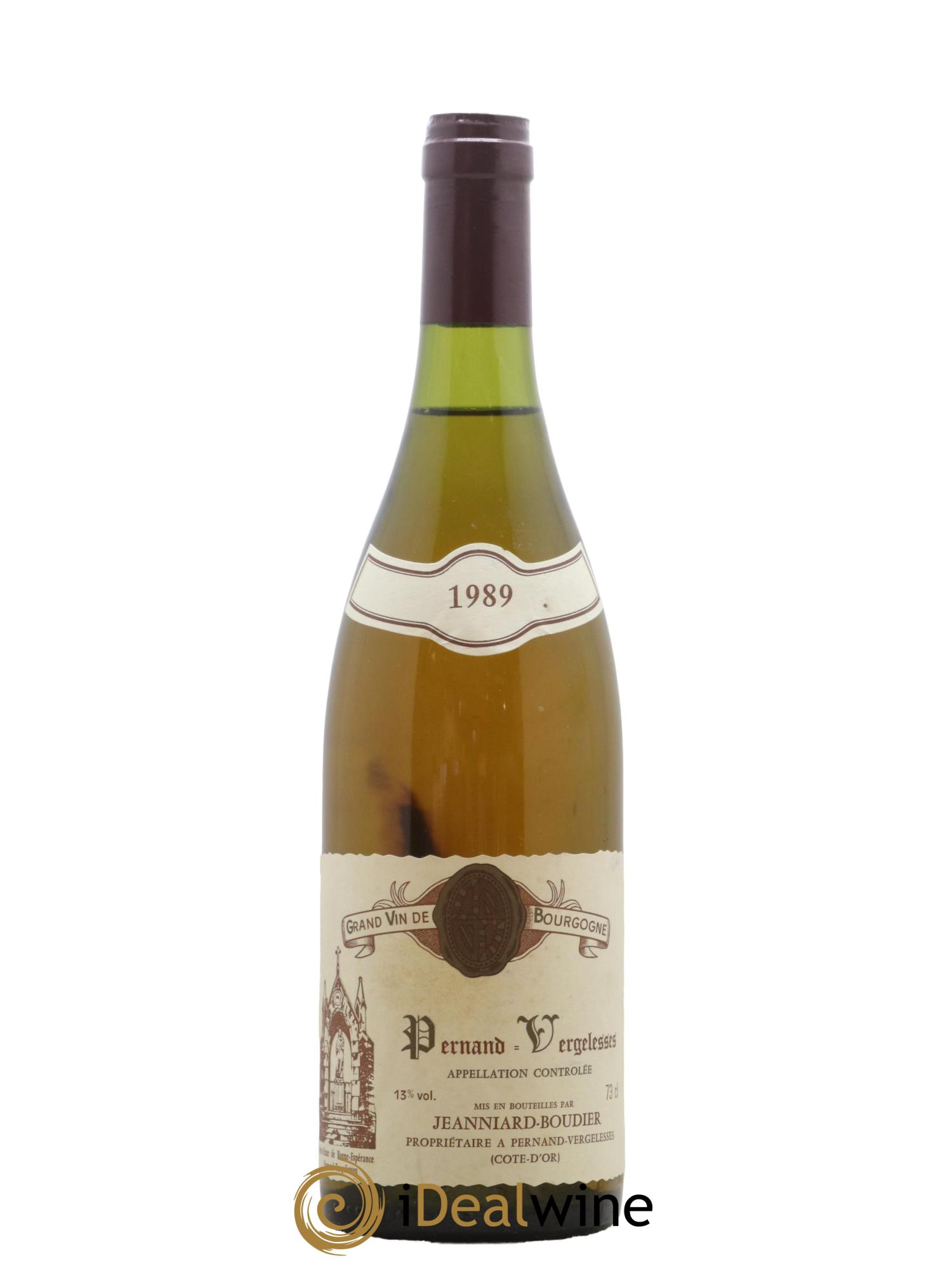 Pernand-Vergelesses Domaine Jeanniard Boudier 1989 - Lot de 1 bouteille - 0