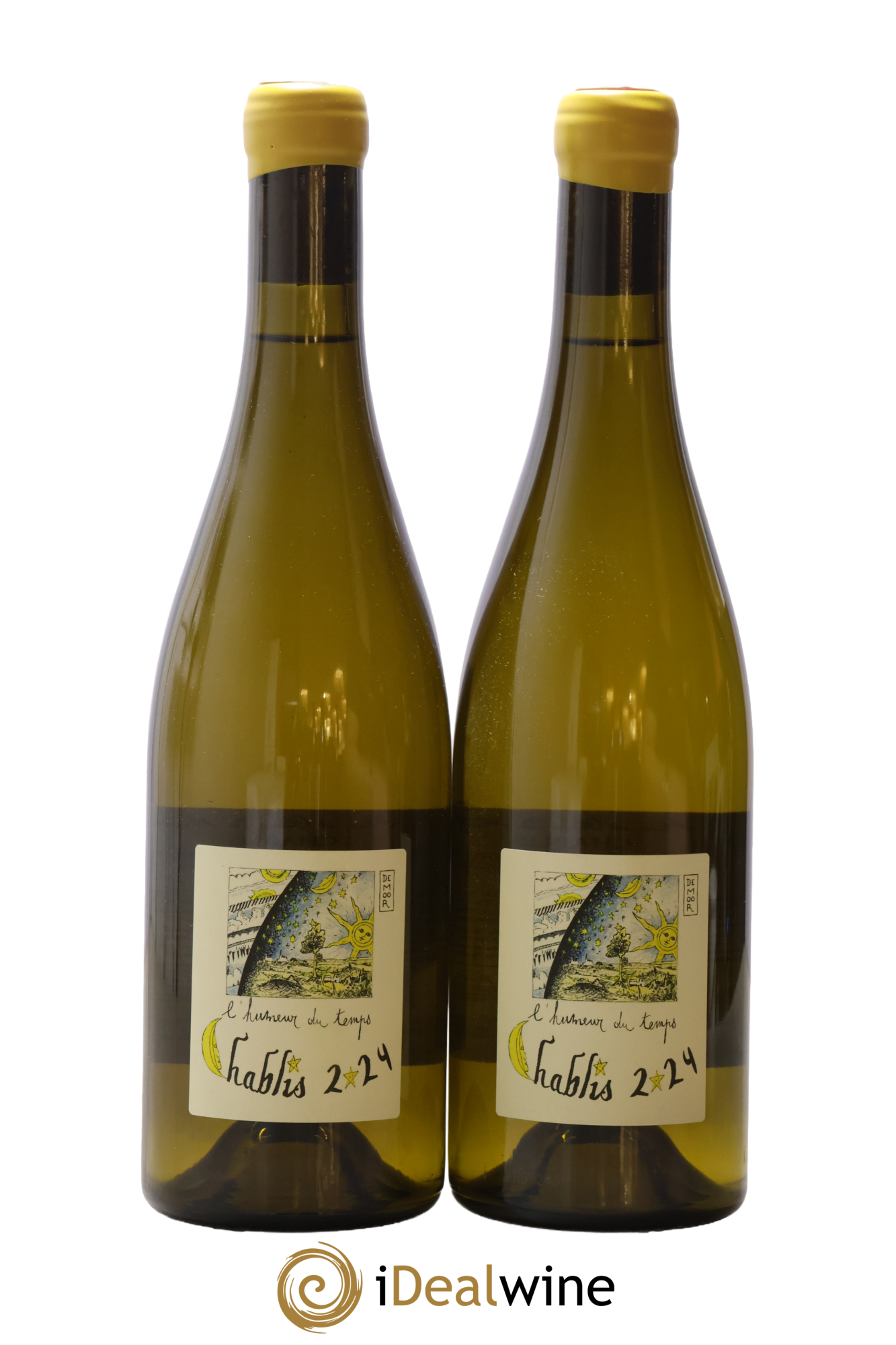 Chablis L'Humeur du Temps Alice et Olivier De Moor 2024 - Lotto di 2 bottiglie - 0