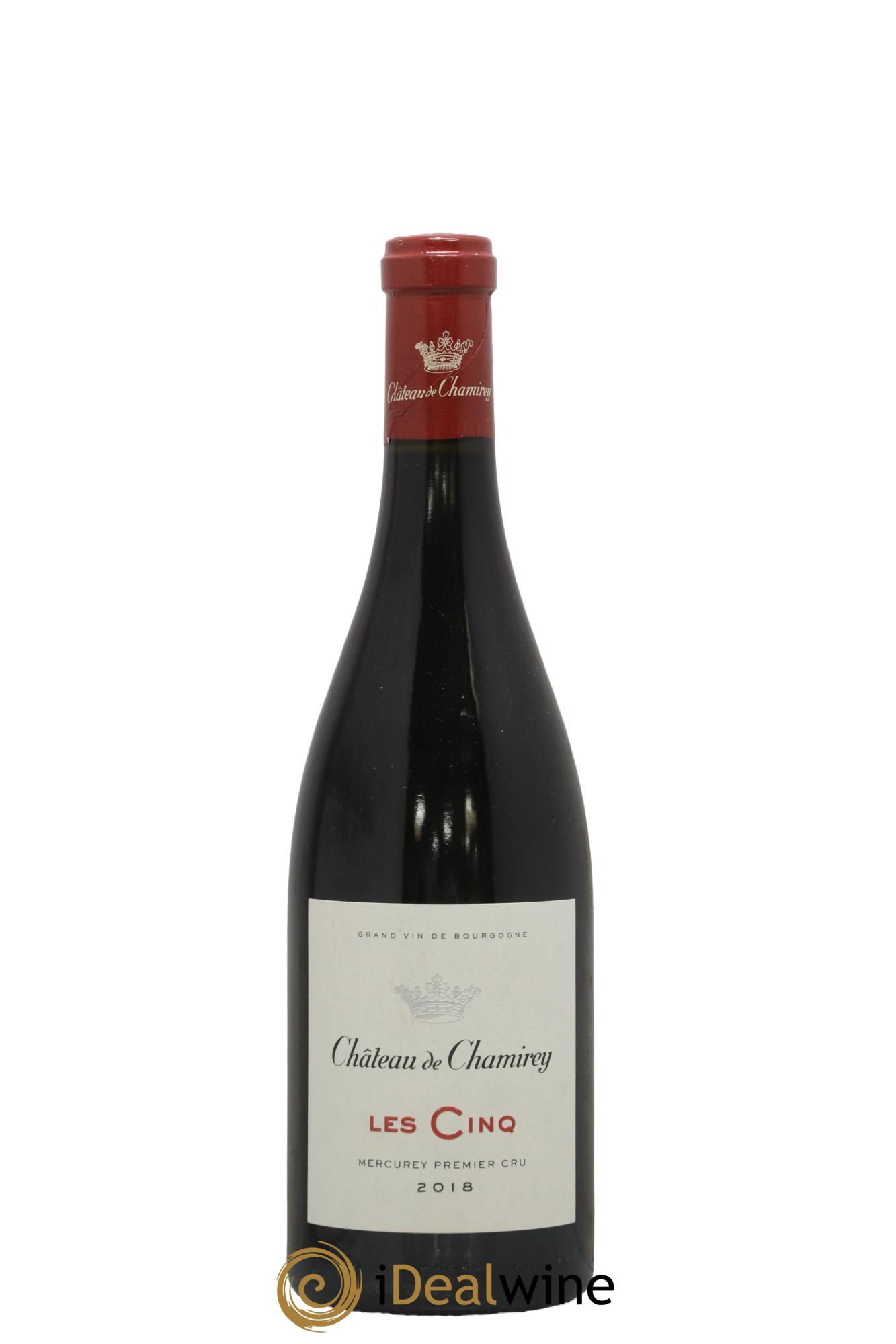 Mercurey 1er Cru Les Cinq Château de Chamirey 2018 - Lot de 1 bouteille - 0