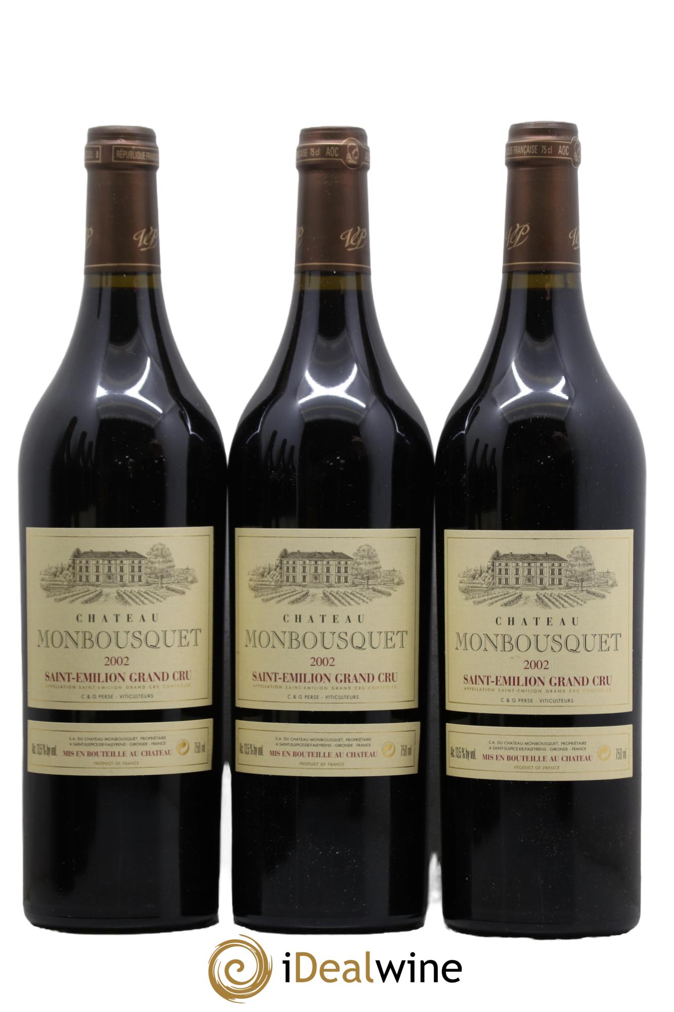 Château Monbousquet Grand Cru Classé 2002 - Lot de 12 bouteilles - 3