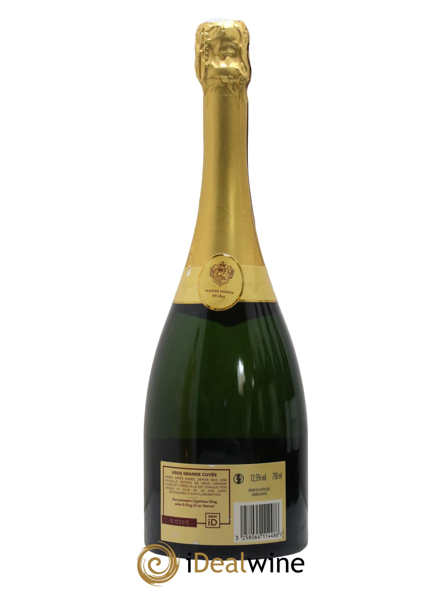 Grande Cuvée Brut - 171ème édition Krug - Lot de 1 bouteille - 1