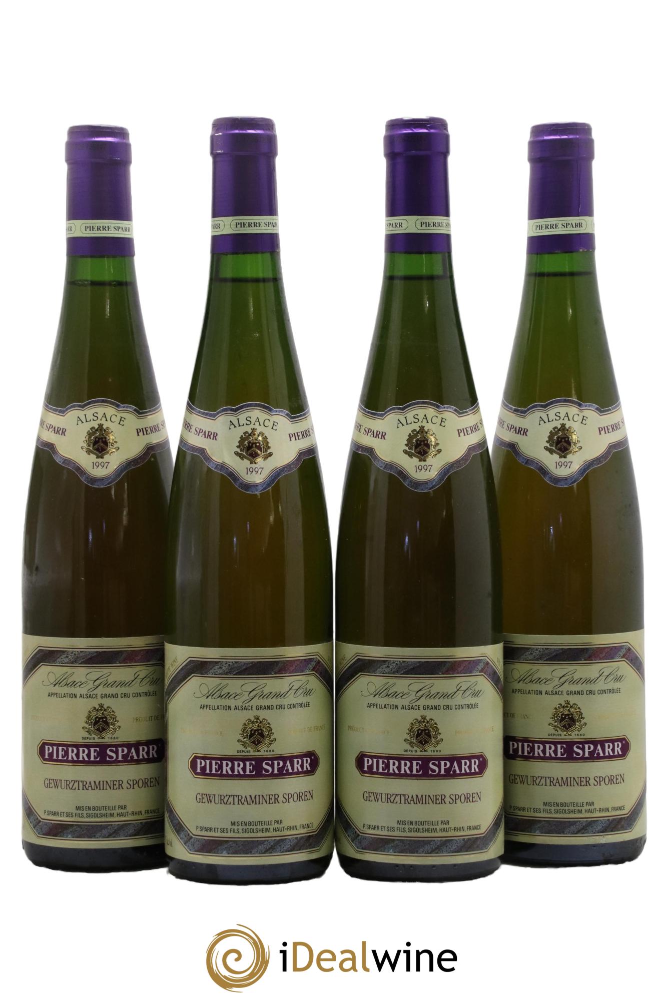 Alsace Grand Cru Sporen Gewurztramnier Pierre Sparr  1997 - Lotto di 4 bottiglie - 0