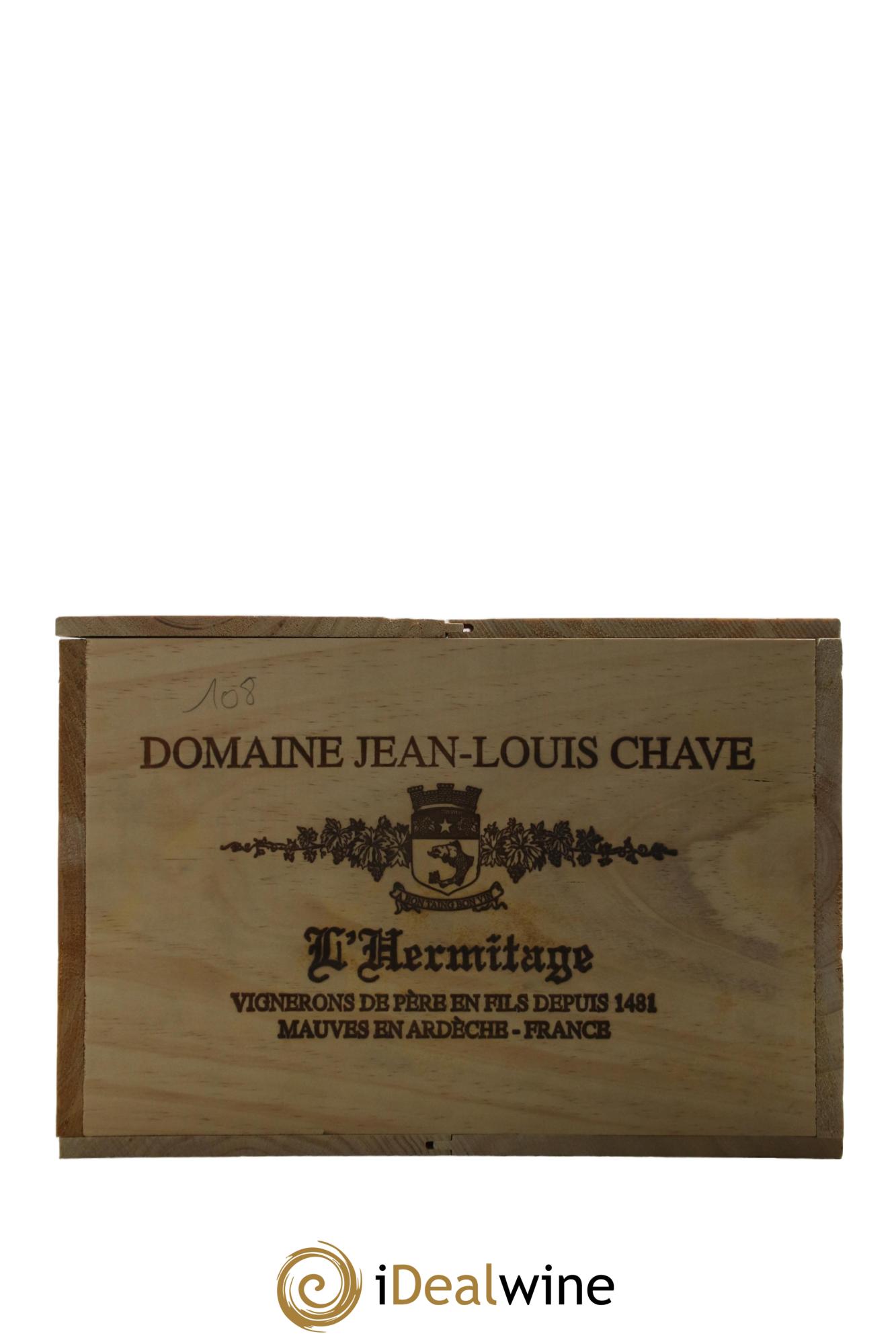 Hermitage Jean-Louis Chave 2018 - Lot de 6 bouteilles - 6