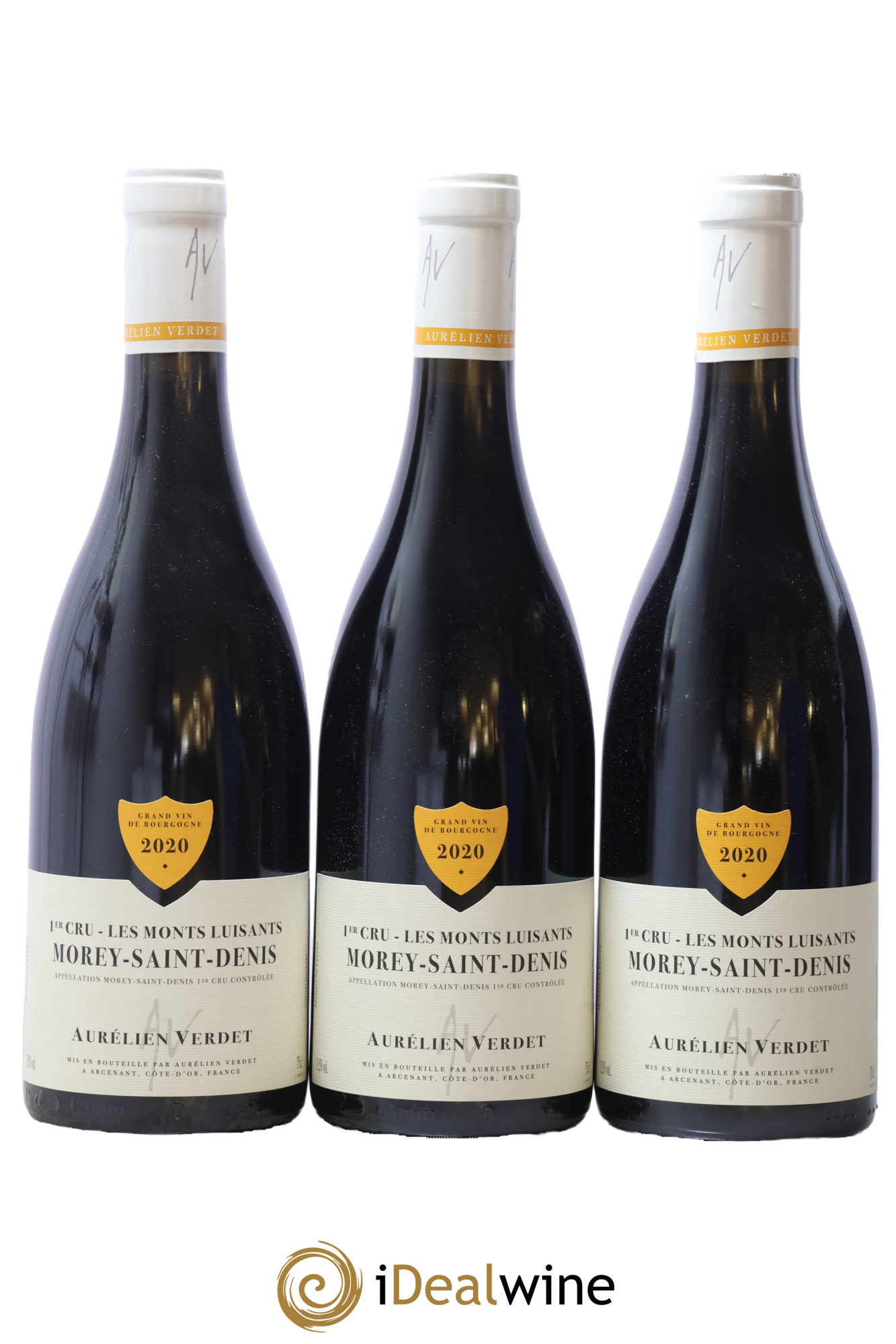 Morey-Saint-Denis 1er Cru Monts Luisants Aurélien Verdet 2020 - Lot de 3 bouteilles - 0
