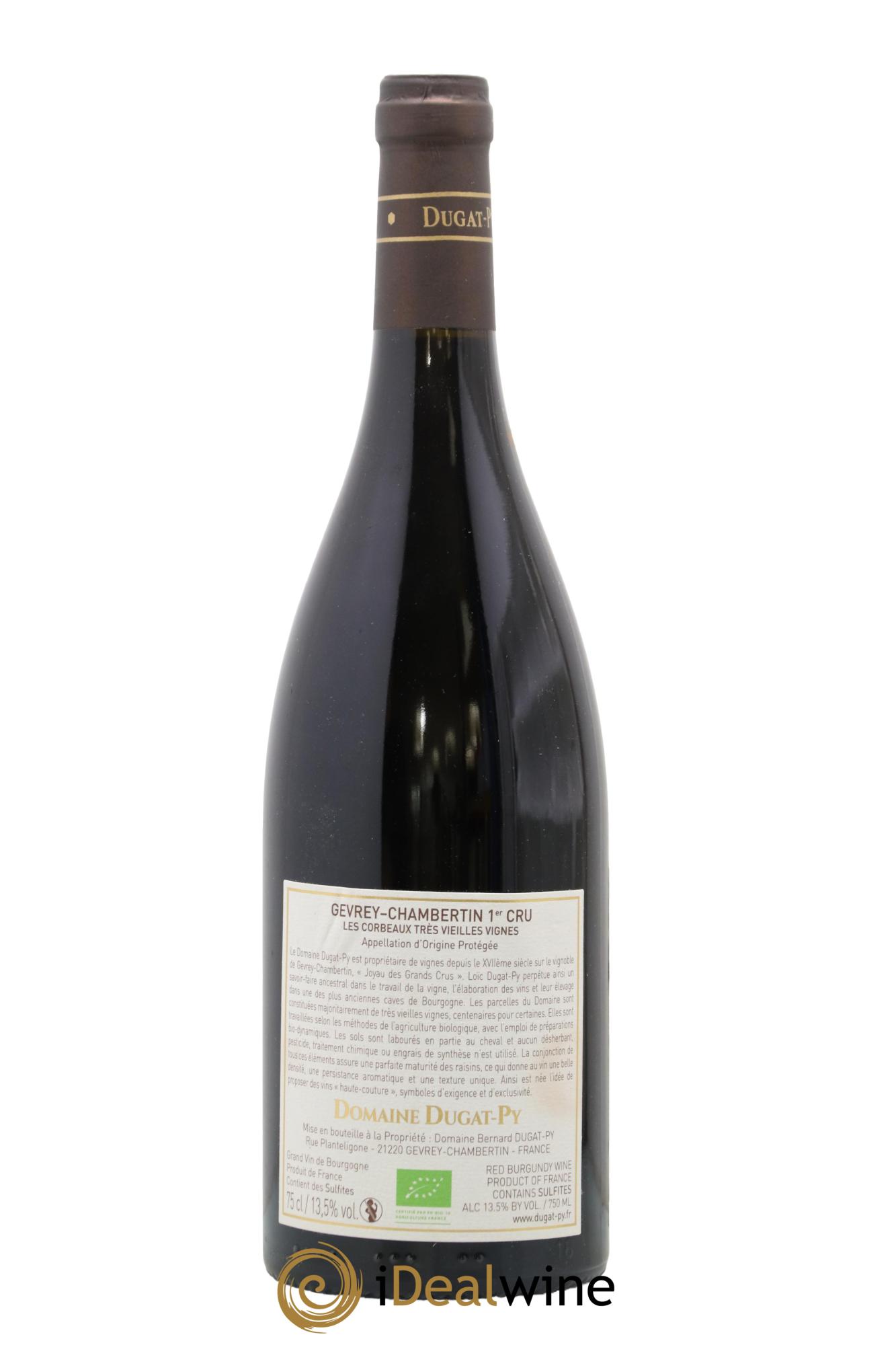 Gevrey-Chambertin 1er Cru Les Corbeaux Très vieilles vignes Dugat-Py 2020 - Posten von 1 Flasche - 1