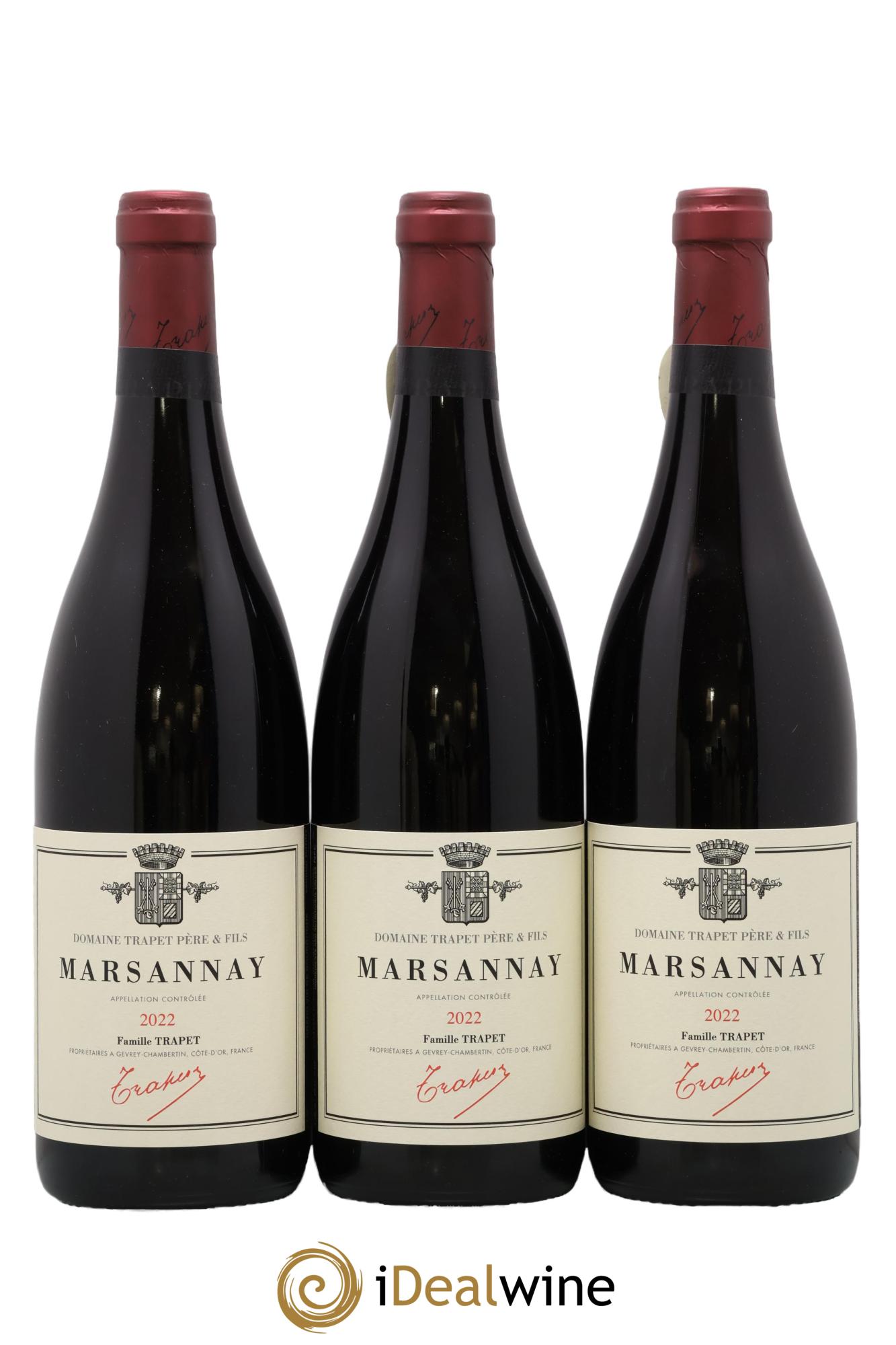 Marsannay Domaine Trapet 2022 - Lot de 3 bouteilles - 0