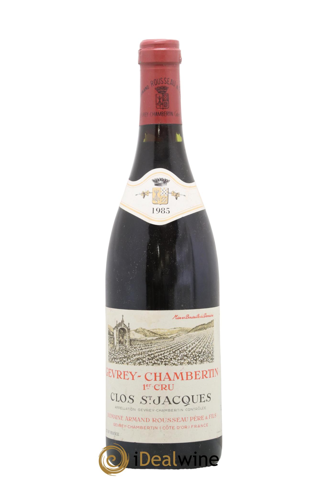 Gevrey-Chambertin 1er Cru Clos Saint-Jacques Armand Rousseau (Domaine) 1985 - Lot of 1 bottle - 0