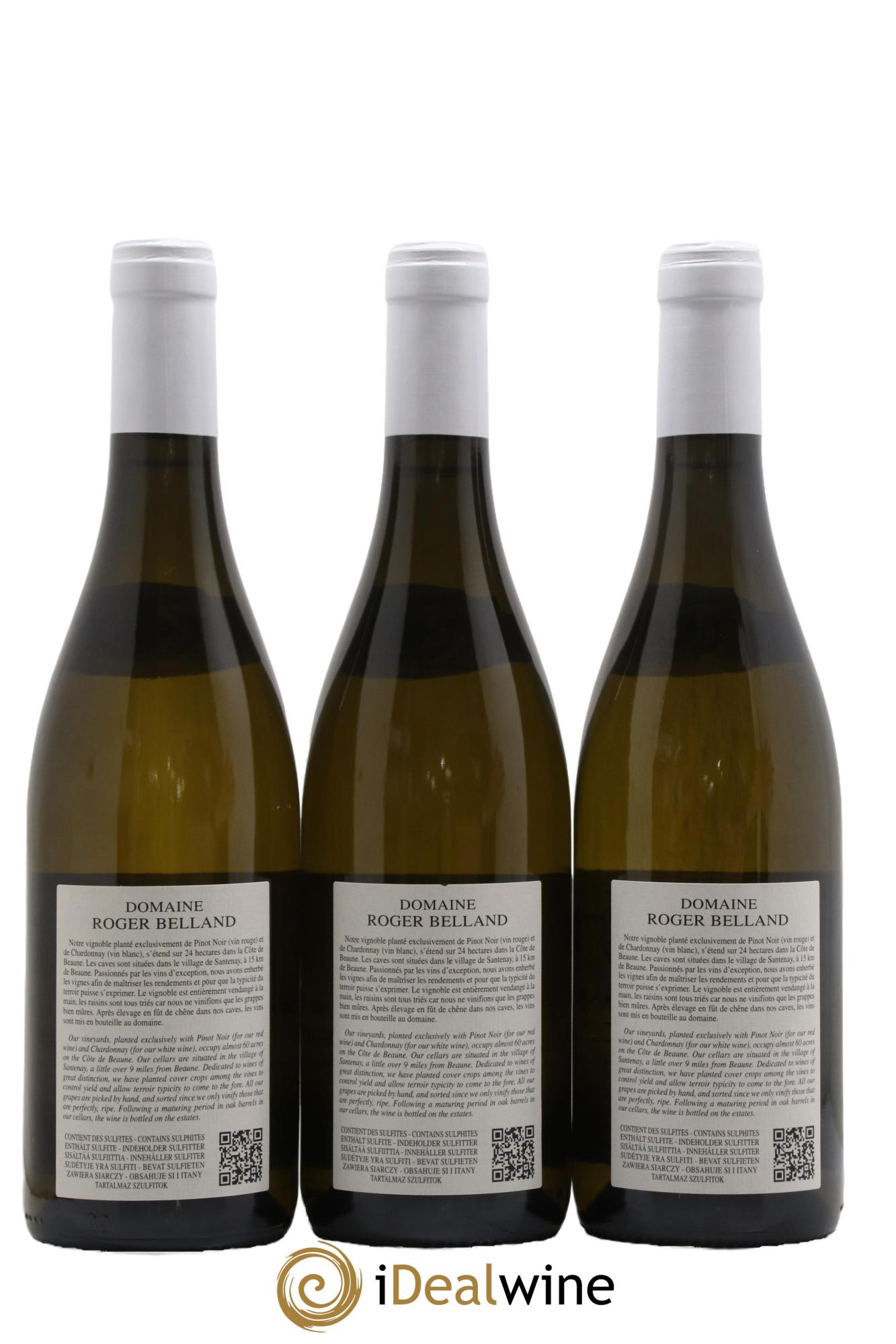 Criots-Bâtard-Montrachet Grand Cru Roger Belland (Domaine) 2022 - Lot of 3 bottles - 1