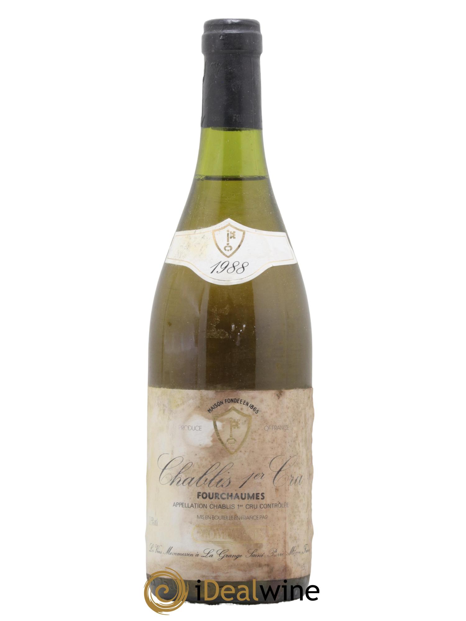 Chablis 1er Cru Fourchaumes Domaine Mommessin 1988 - Lot de 1 bouteille - 0