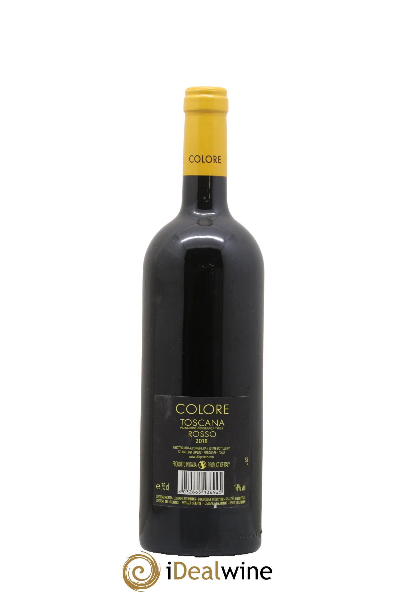 Toscana IGT Colore Bibi Graetz 2018 - Lot of 1 bottle - 1