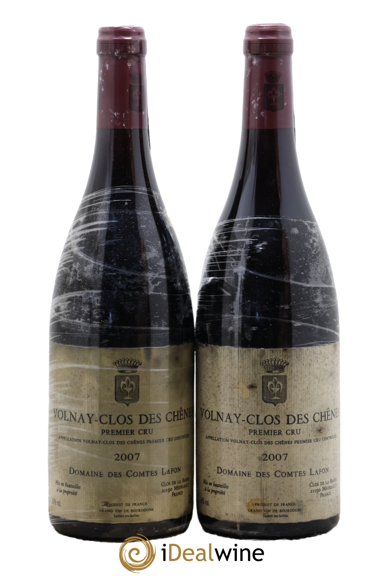 Volnay 1er Cru Clos des Chênes Comtes Lafon (Domaine des) 2007 - Lot of 2 bottles - 0