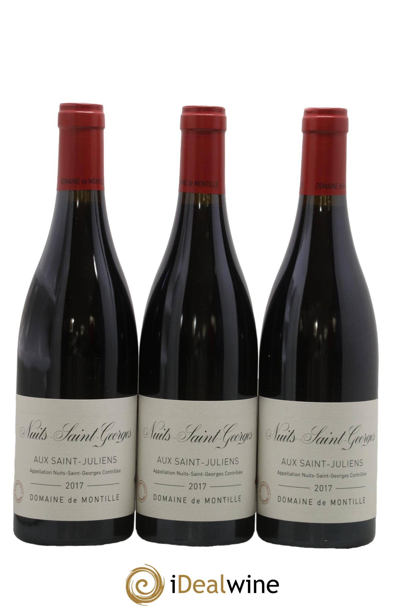 Nuits-Saint-Georges Aux Saints-Juliens De Montille (Domaine) 2017 - Lotto di 3 bottiglie - 0