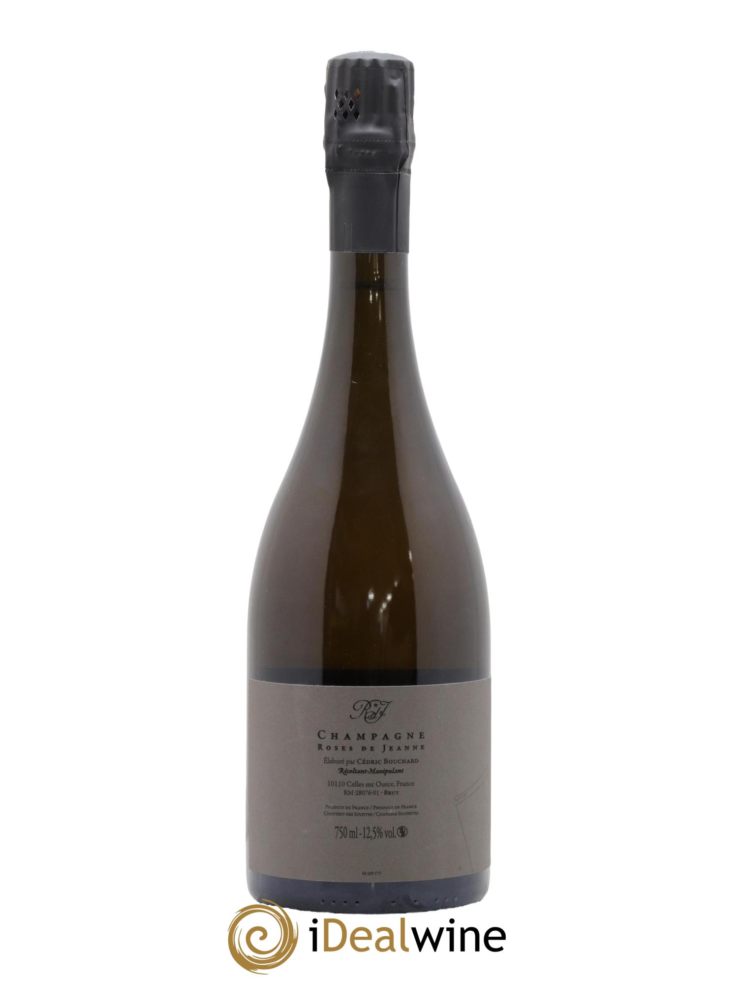 Roses de Jeanne Côte de Val Vilaine Blanc de Noirs Cédric Bouchard 2022 - Lot of 1 bottle - 1