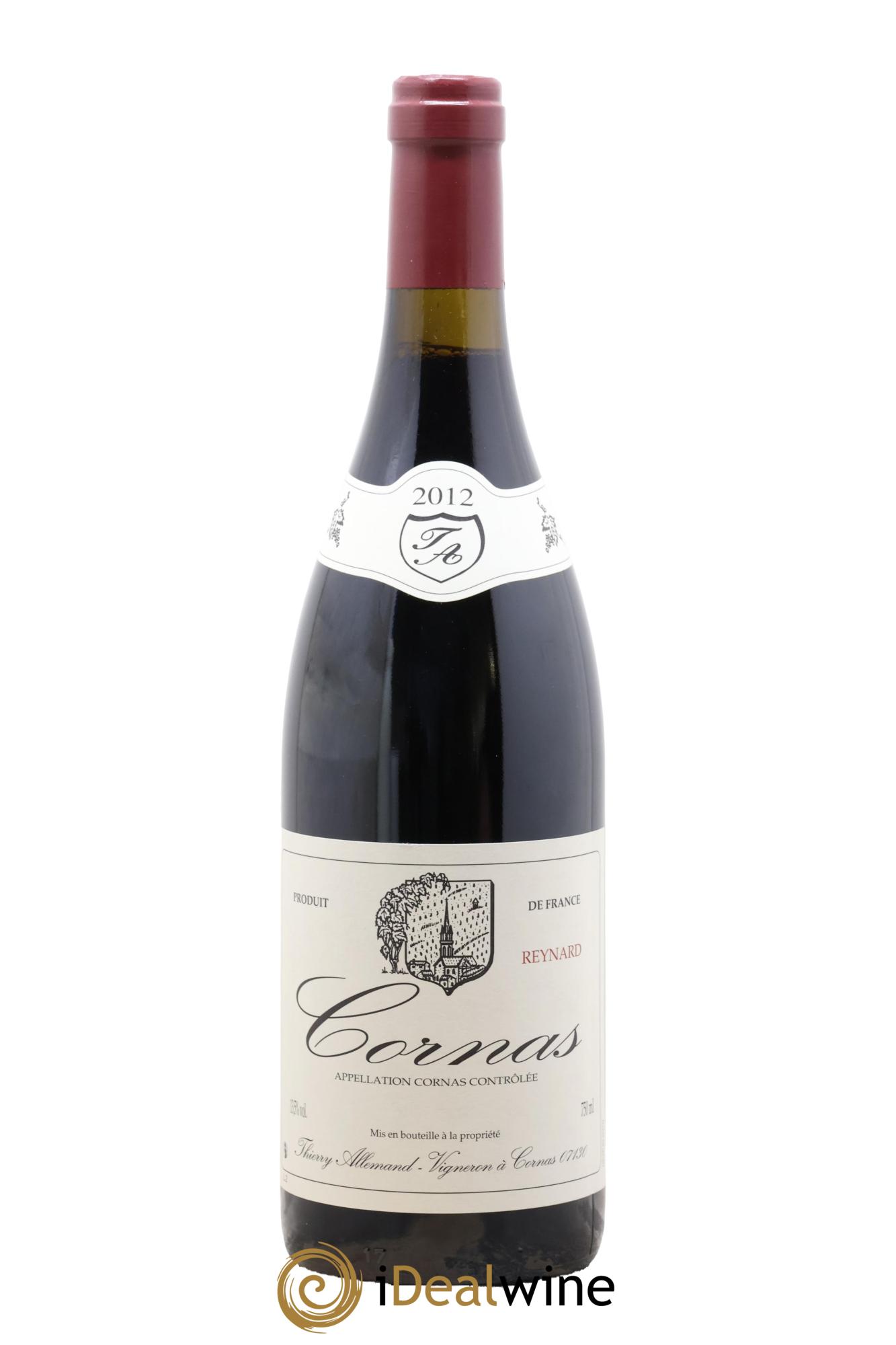 Cornas Thierry Allemand 2012 - Lot of 1 bottle - 0