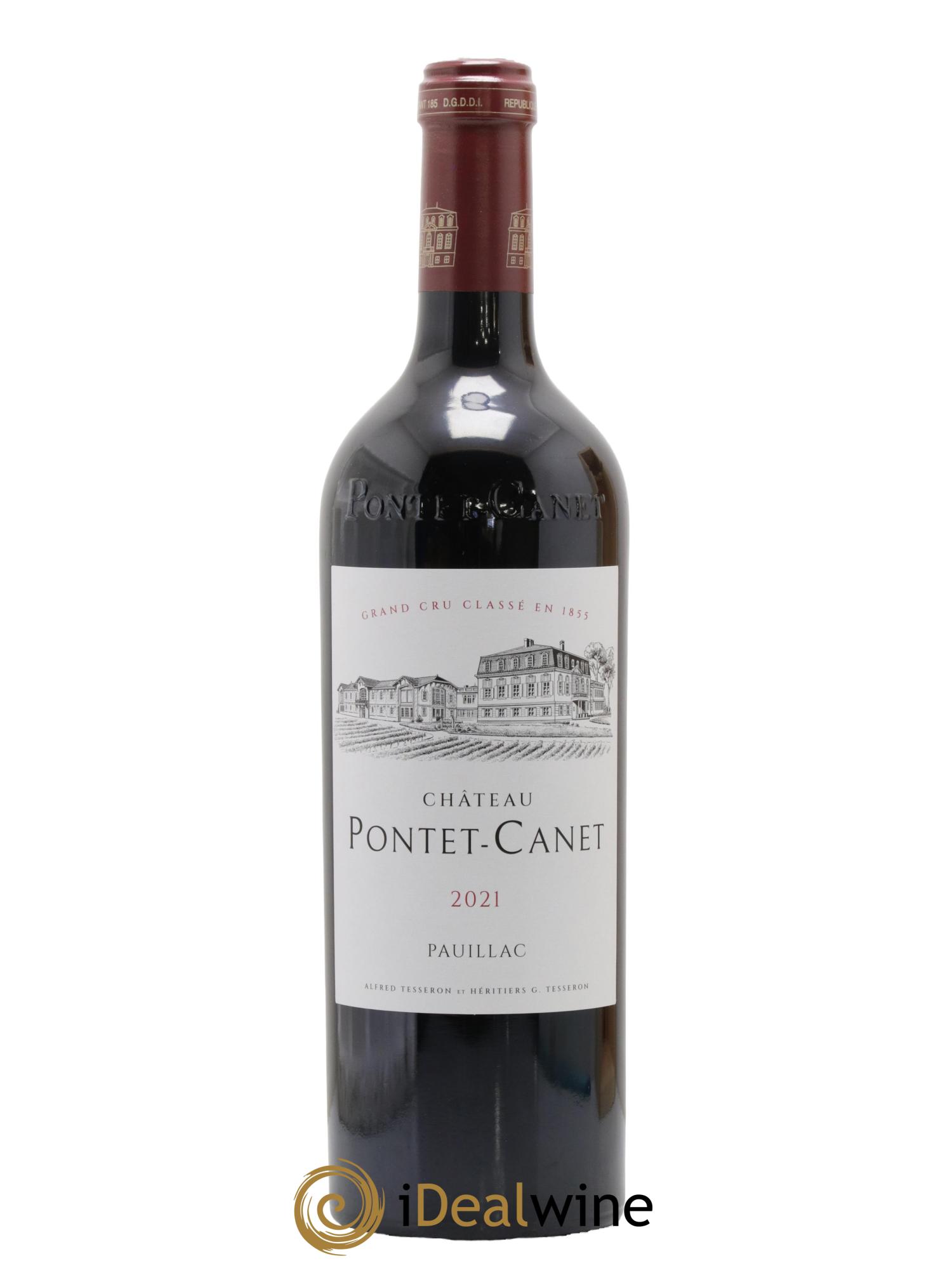 Château Pontet Canet 5ème Grand Cru Classé 2021 - Lot de 1 bouteille - 1