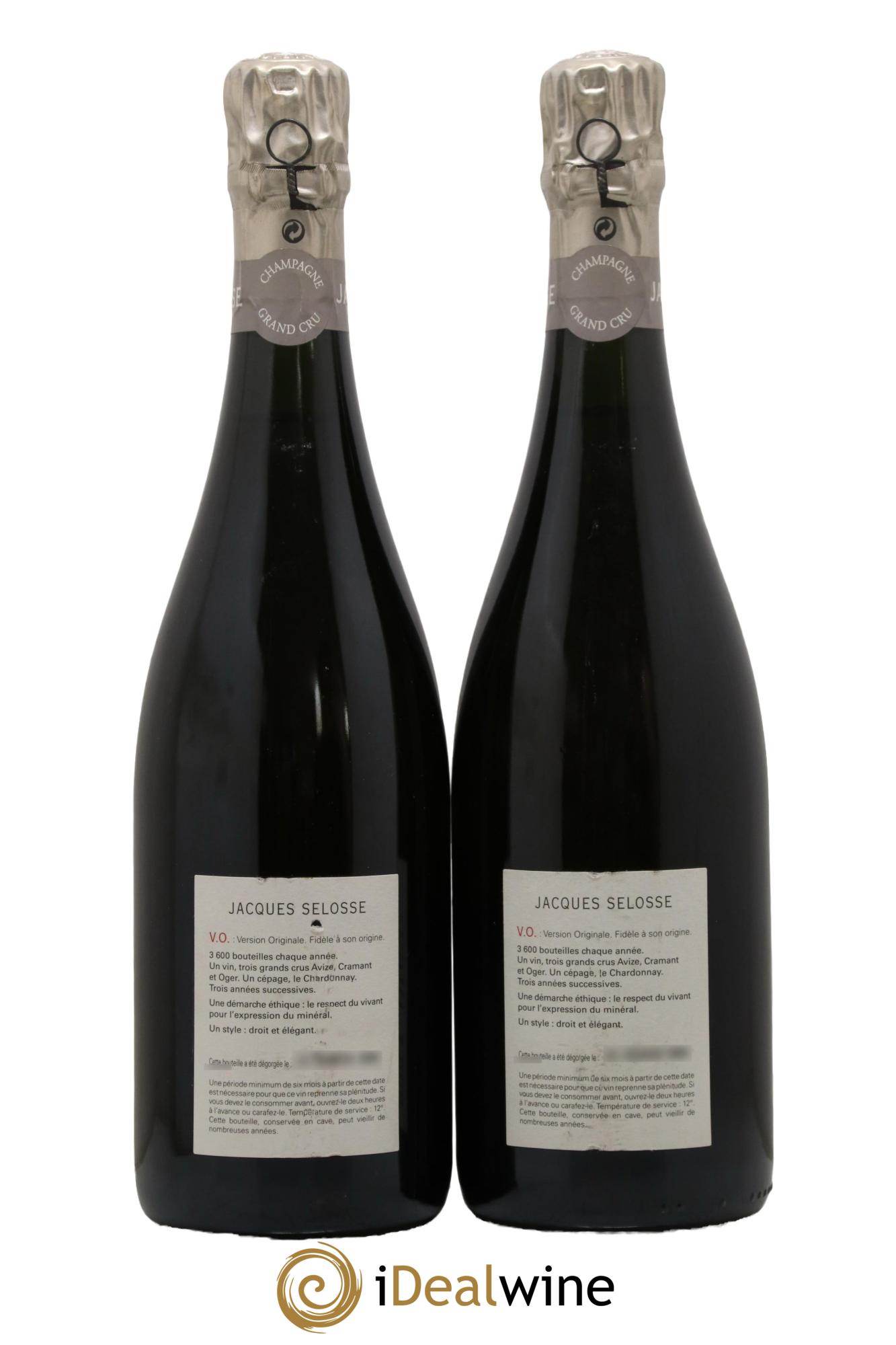 Version Originale Jacques Selosse - Lot of 2 bottles - 1
