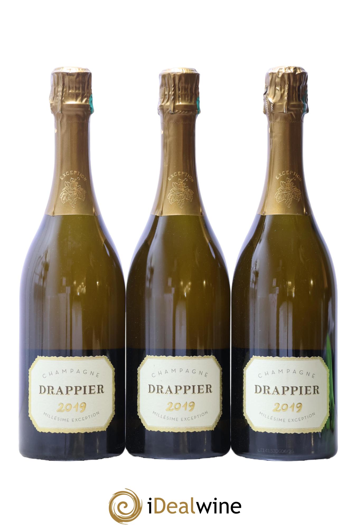Millésime Exception Drappier 2019 - Lot de 3 bouteilles - 0