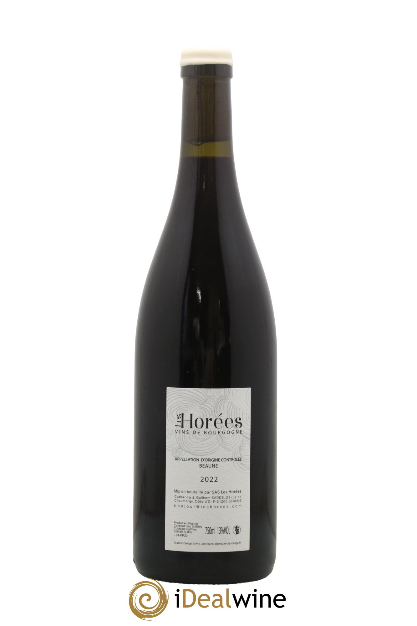 Beaune Les Prévolles Les Horées 2022 - Lot of 1 bottle - 1