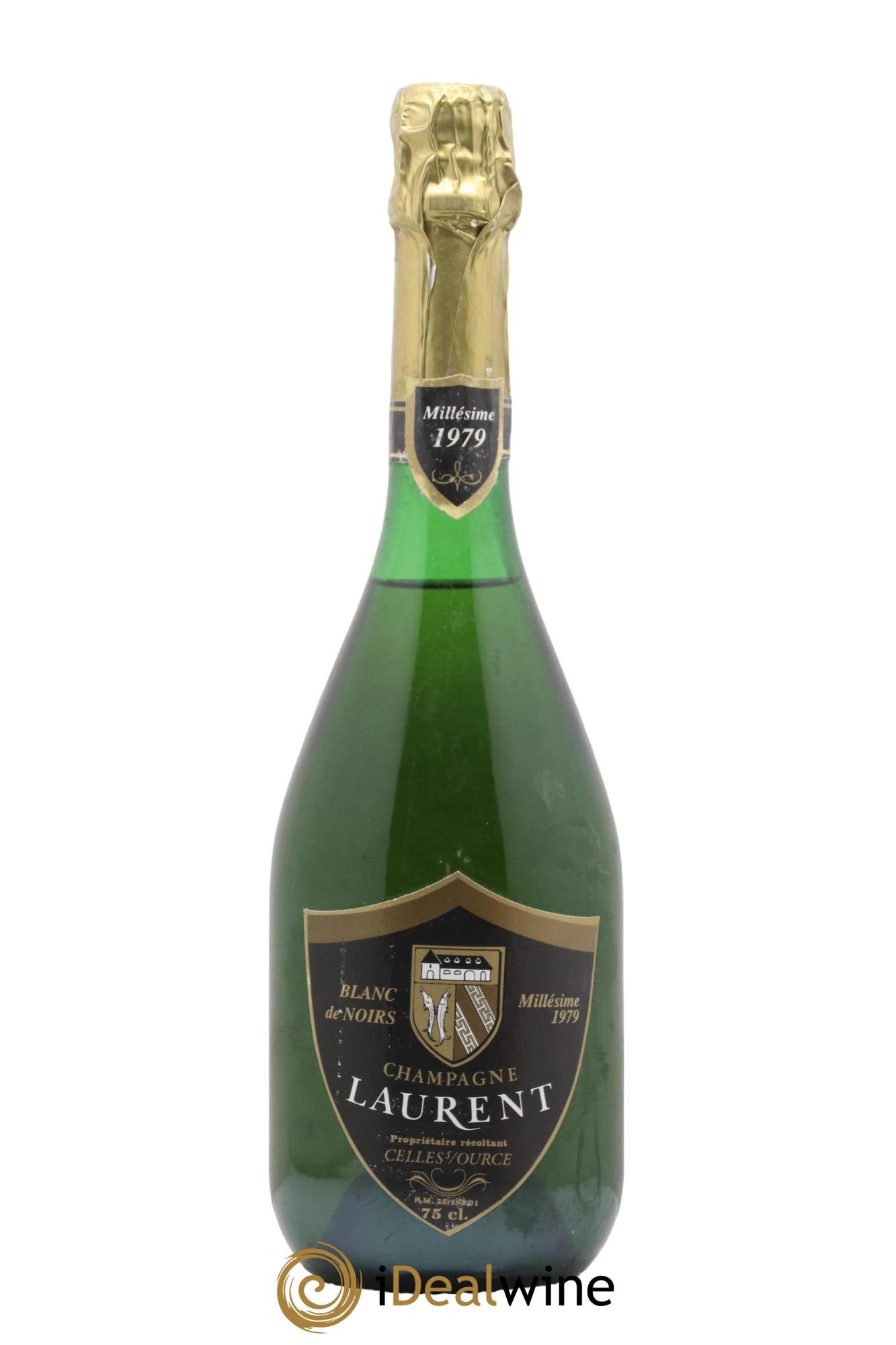 Champagne Blanc de noir Laurent 1979 - Lot de 1 bouteille - 0