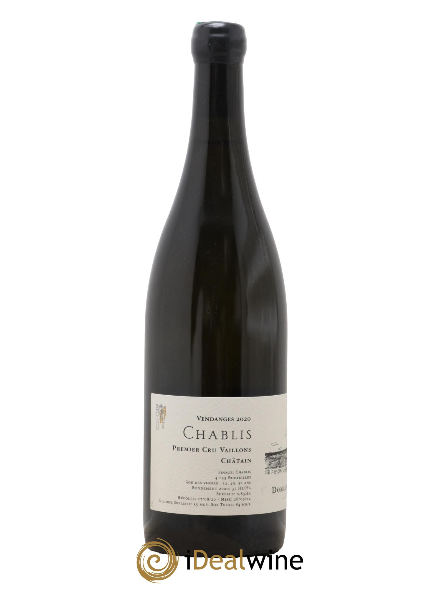 Chablis 1er Cru Vaillons Jean Dauvissat  (Domaine) 2020 - Lotto di 1 bottiglia - 1