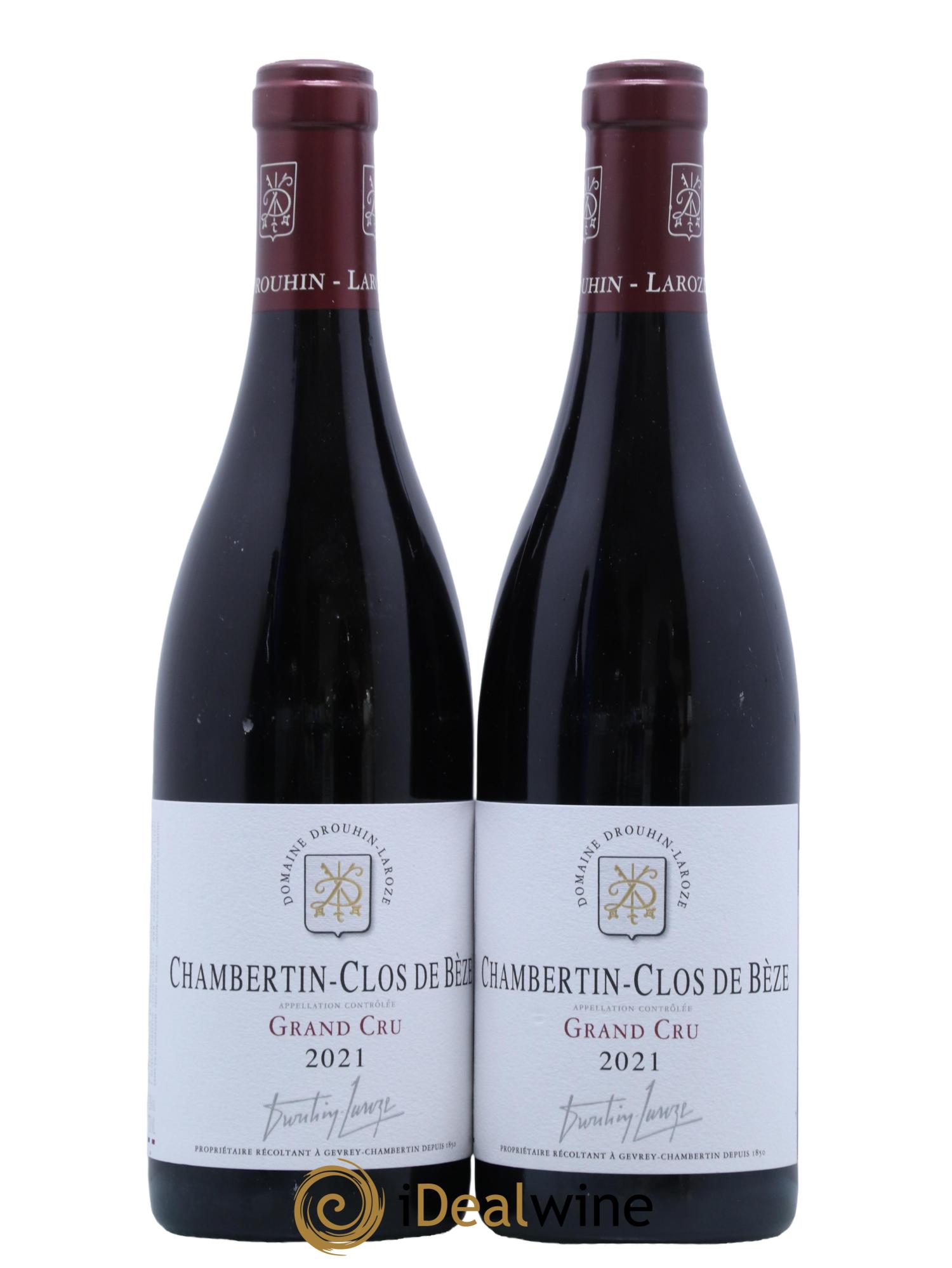 Chambertin Clos de Bèze Grand Cru Domaine Drouhin-Laroze 2021 - Lot de 2 bouteilles - 0
