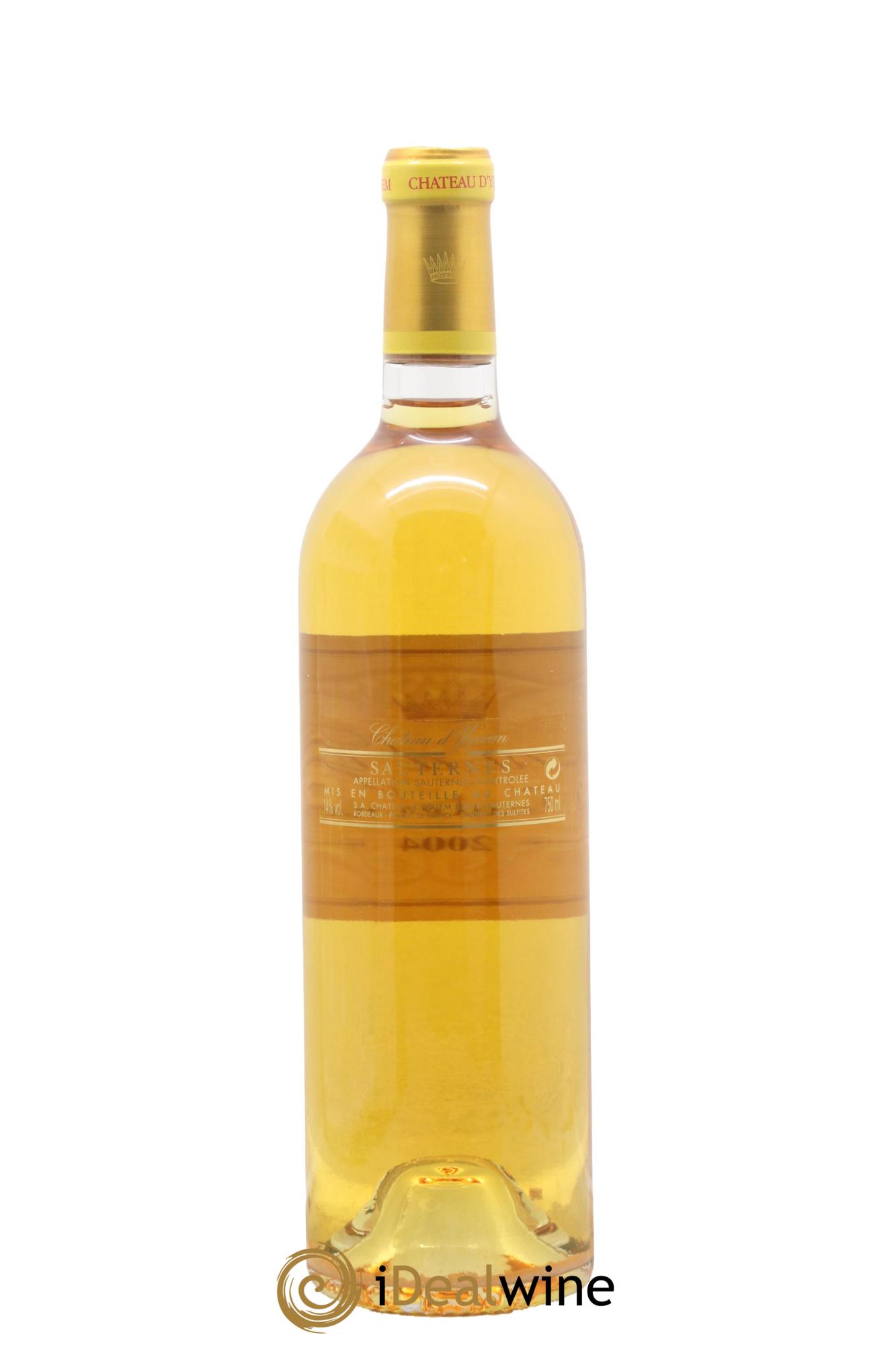Château d' Yquem 1er Cru Classé Supérieur 2004 - Posten von 1 Flasche - 1