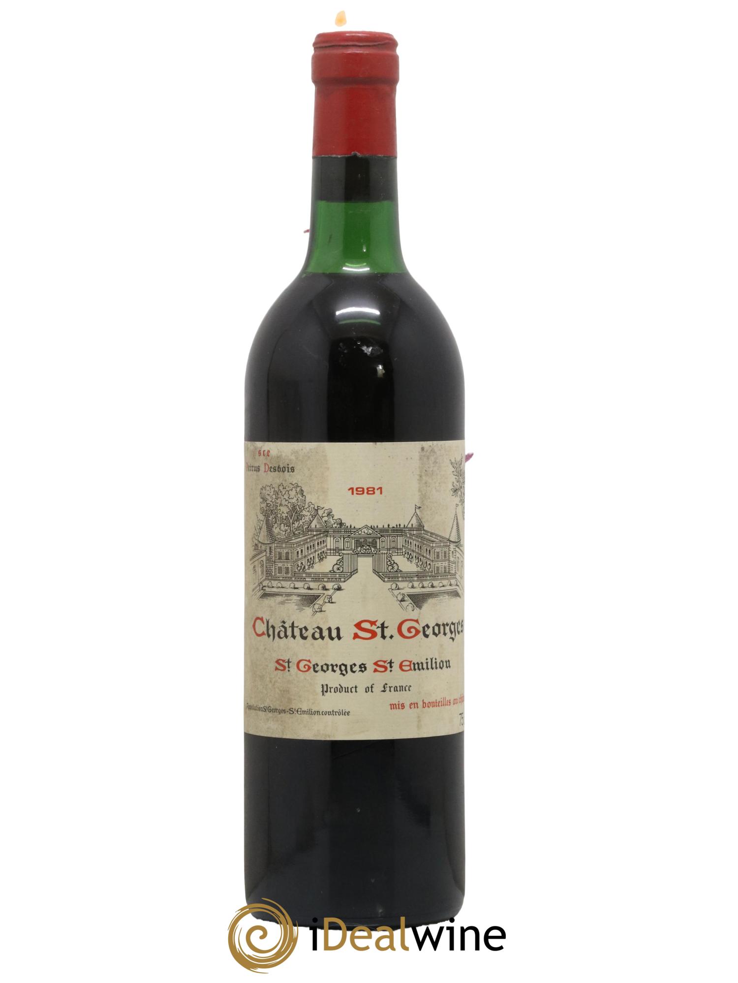 Château Saint-Georges 1981 - Lot de 1 bouteille - 0