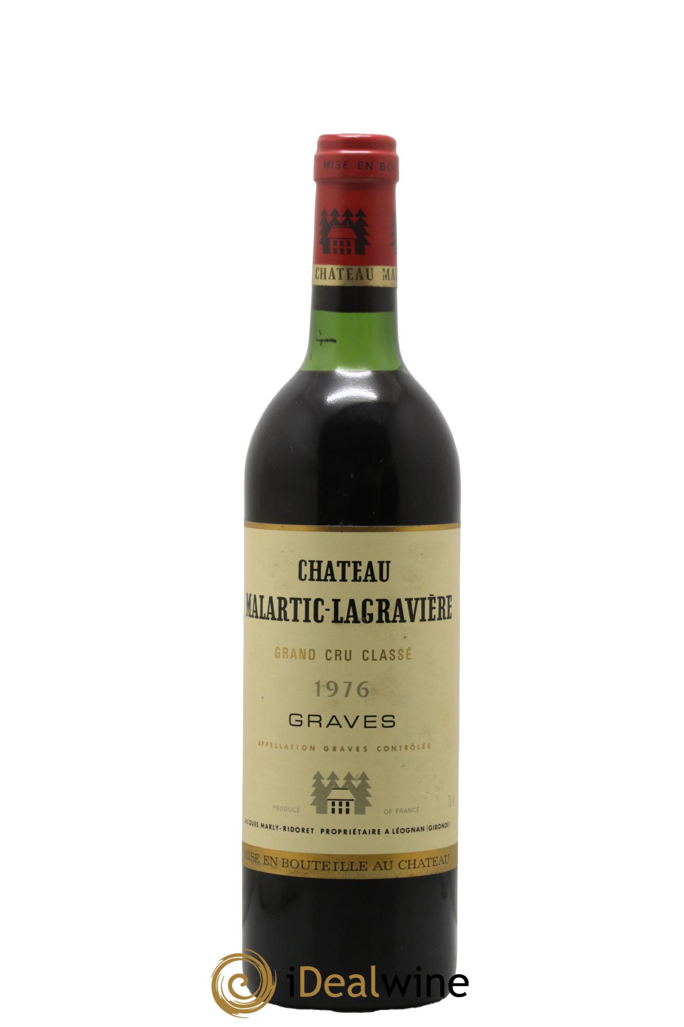 Château Malartic-Lagravière Cru Classé de Graves 1976 - Lot de 1 bouteille - 0