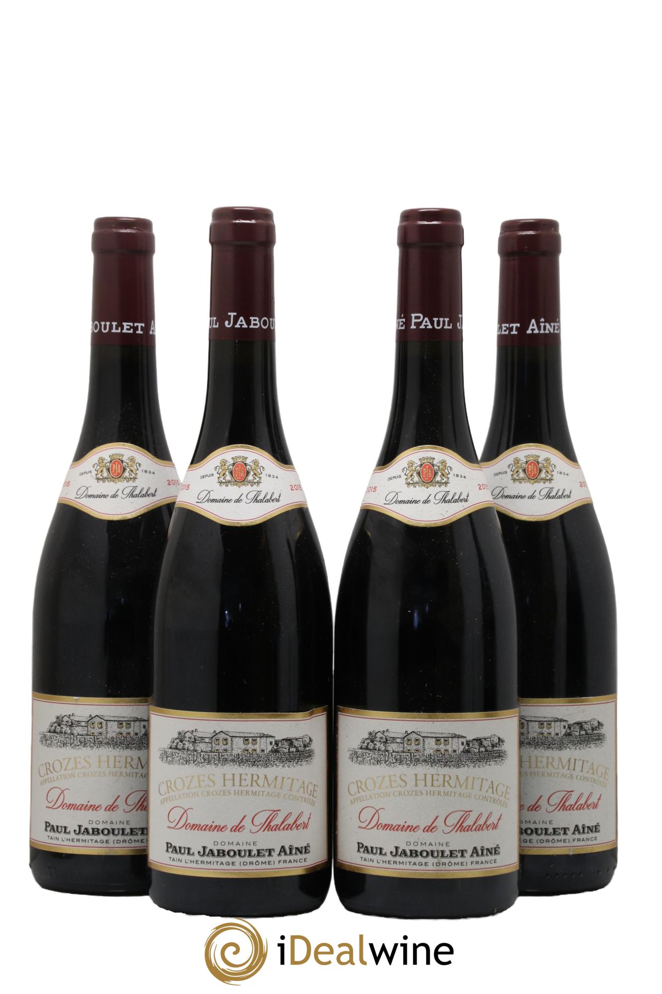 Crozes-Hermitage Domaine de Thalabert Paul Jaboulet Ainé 2015 - Lot de 4 bouteilles - 0