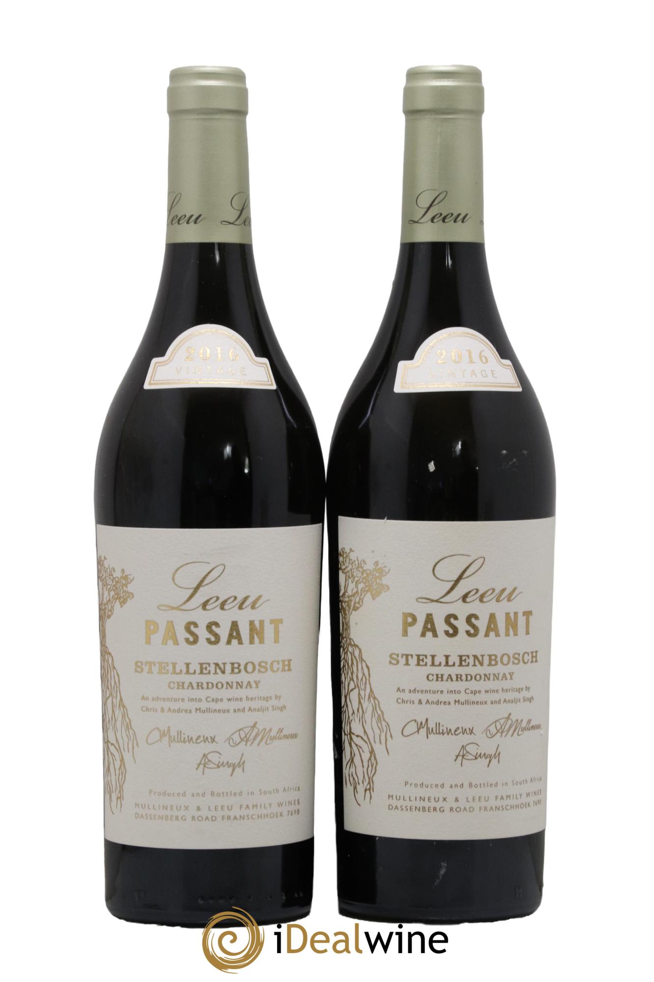 Afrique du Sud Leeu Passant Chardonnay 2016 - Posten von 2 Flaschen - 0