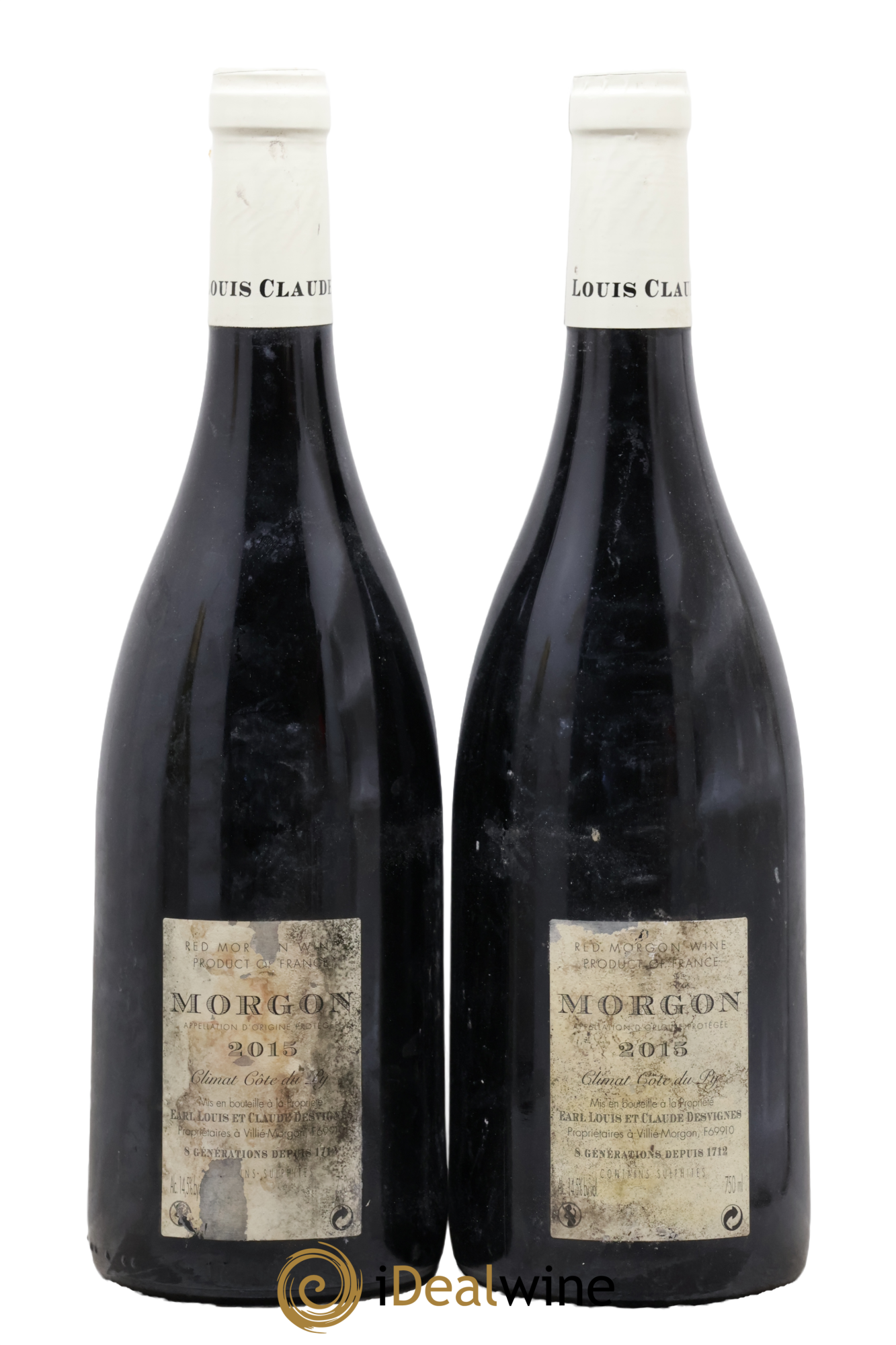 Morgon Côte de Py Javernières Louis-Claude Desvignes 2015 - Posten von 2 Flaschen - 1
