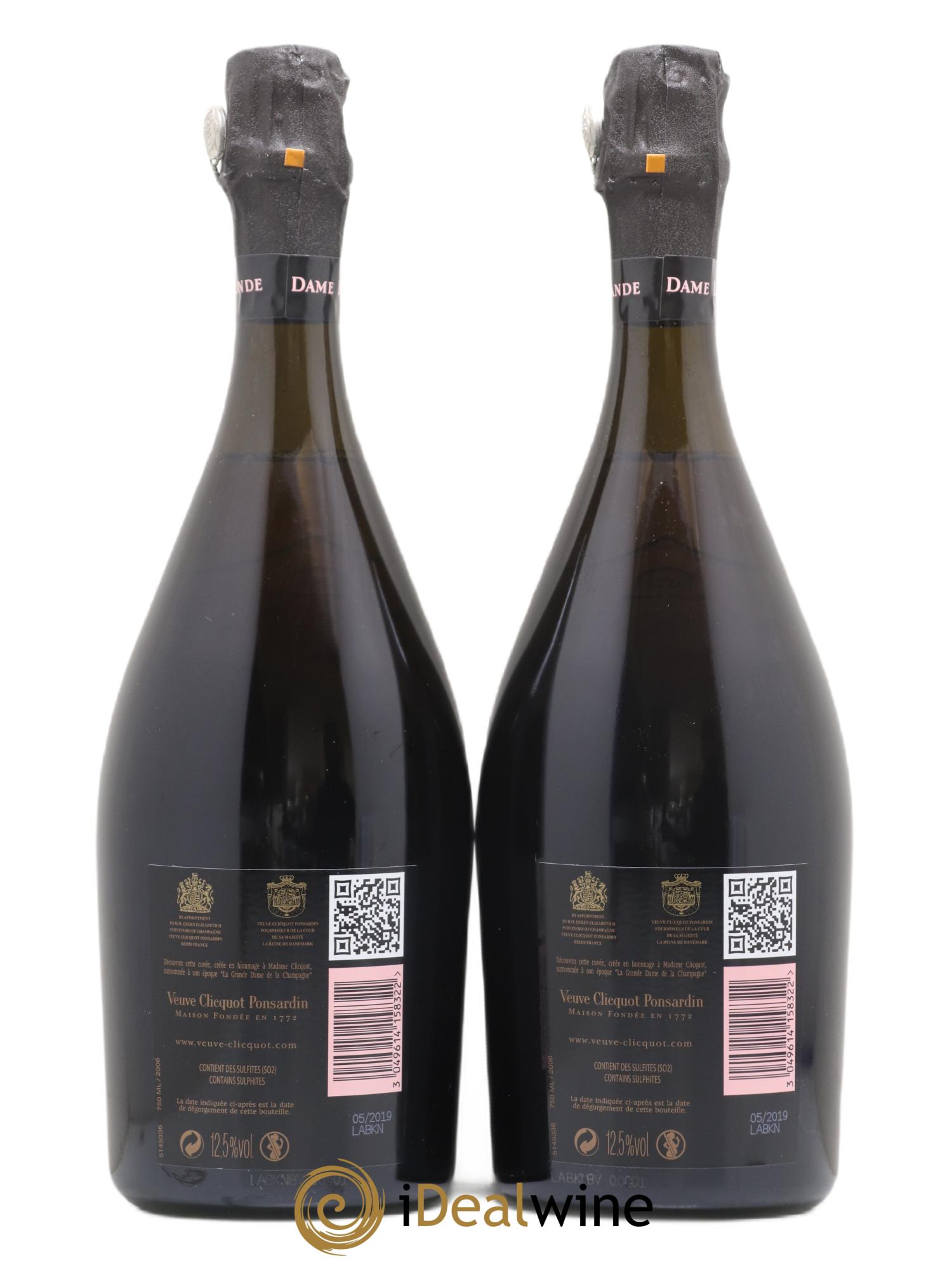 La Grande Dame Veuve Clicquot Brut 2006 - Lot of 2 bottles - 1
