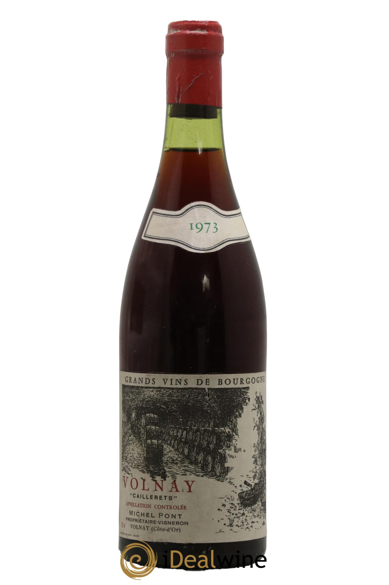 Volnay 1er Cru Caillerets Domaine Michel Pont 1973 - Lot de 1 bouteille - 0
