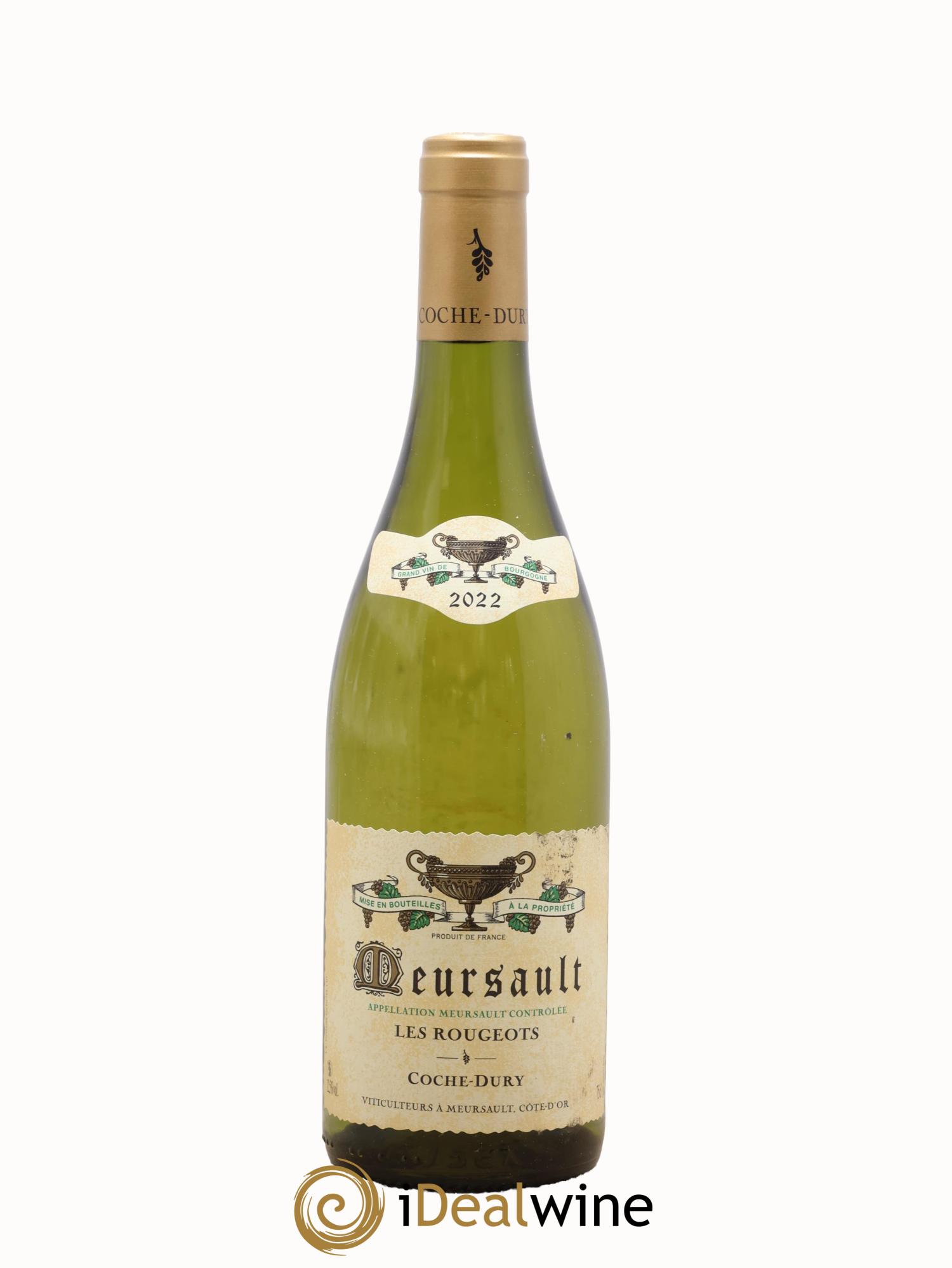 Meursault Les Rougeots Coche Dury (Domaine) 2022 - Lot de 1 bouteille - 0