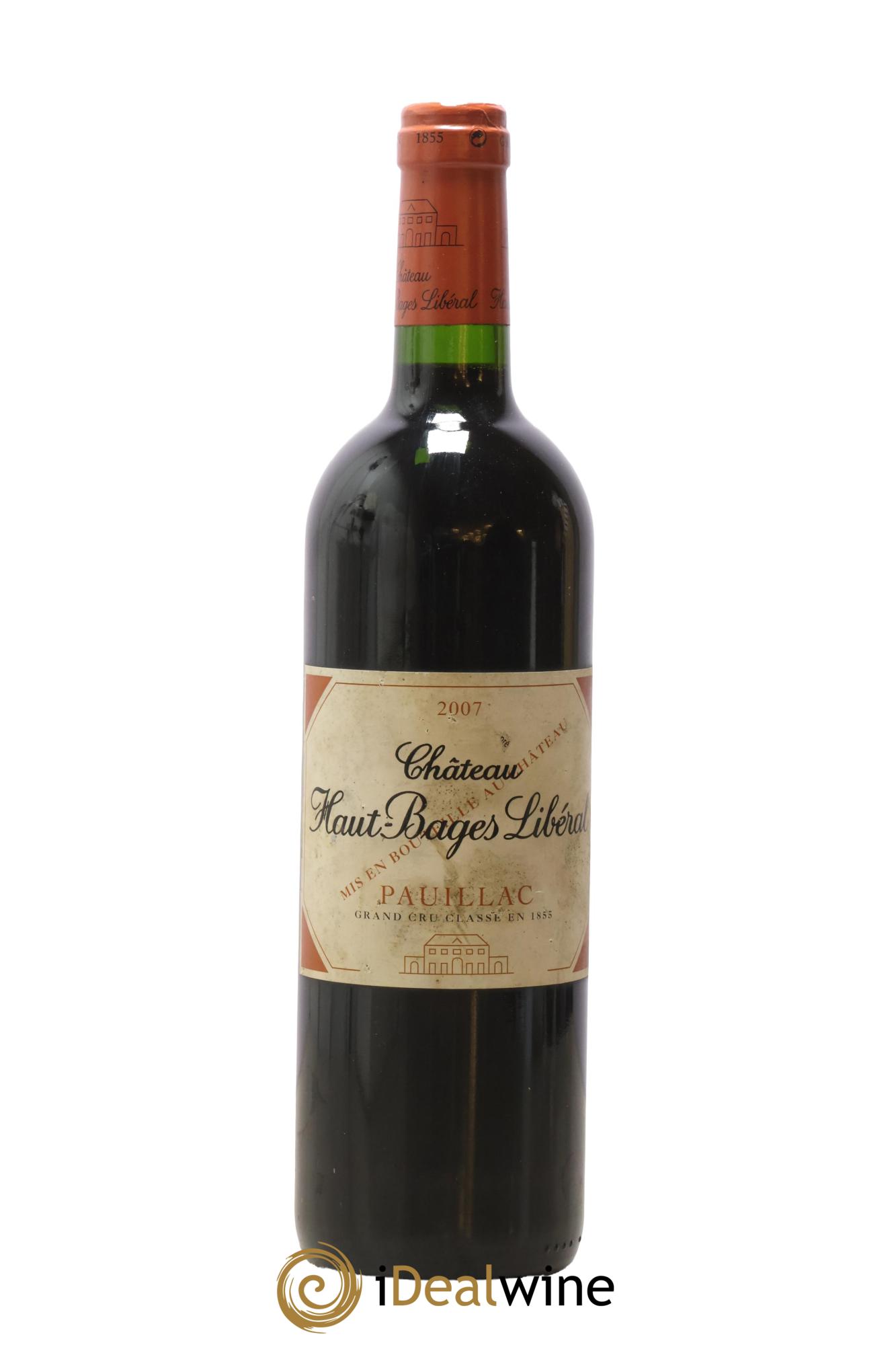 Château Haut Bages Libéral 5ème Grand Cru Classé 2007 - Posten von 1 Flasche - 0