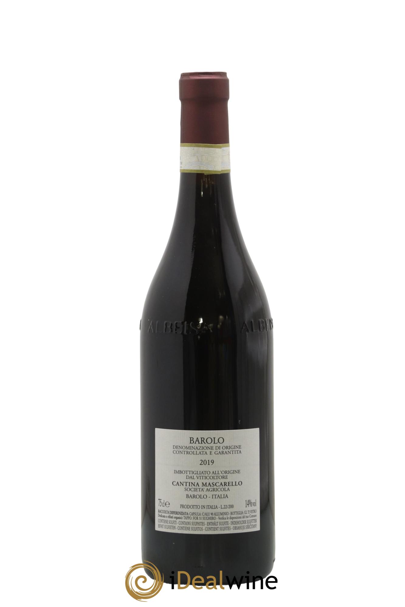 Barolo DOCG Bartolo Mascarello 2019 - Lot de 1 bouteille - 1