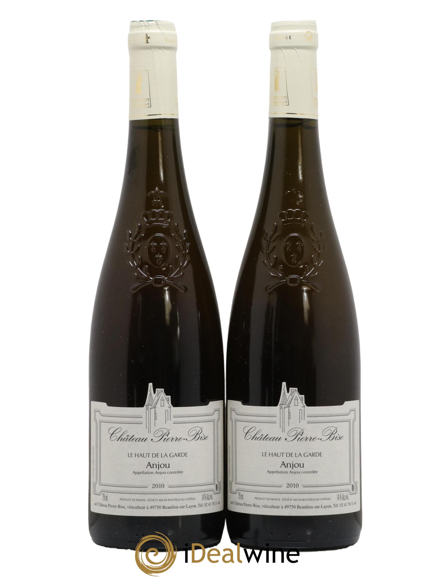 Anjou Le Haut De La Garde Château Pierre Bise 2010 - Lotto di 2 bottiglie - 0