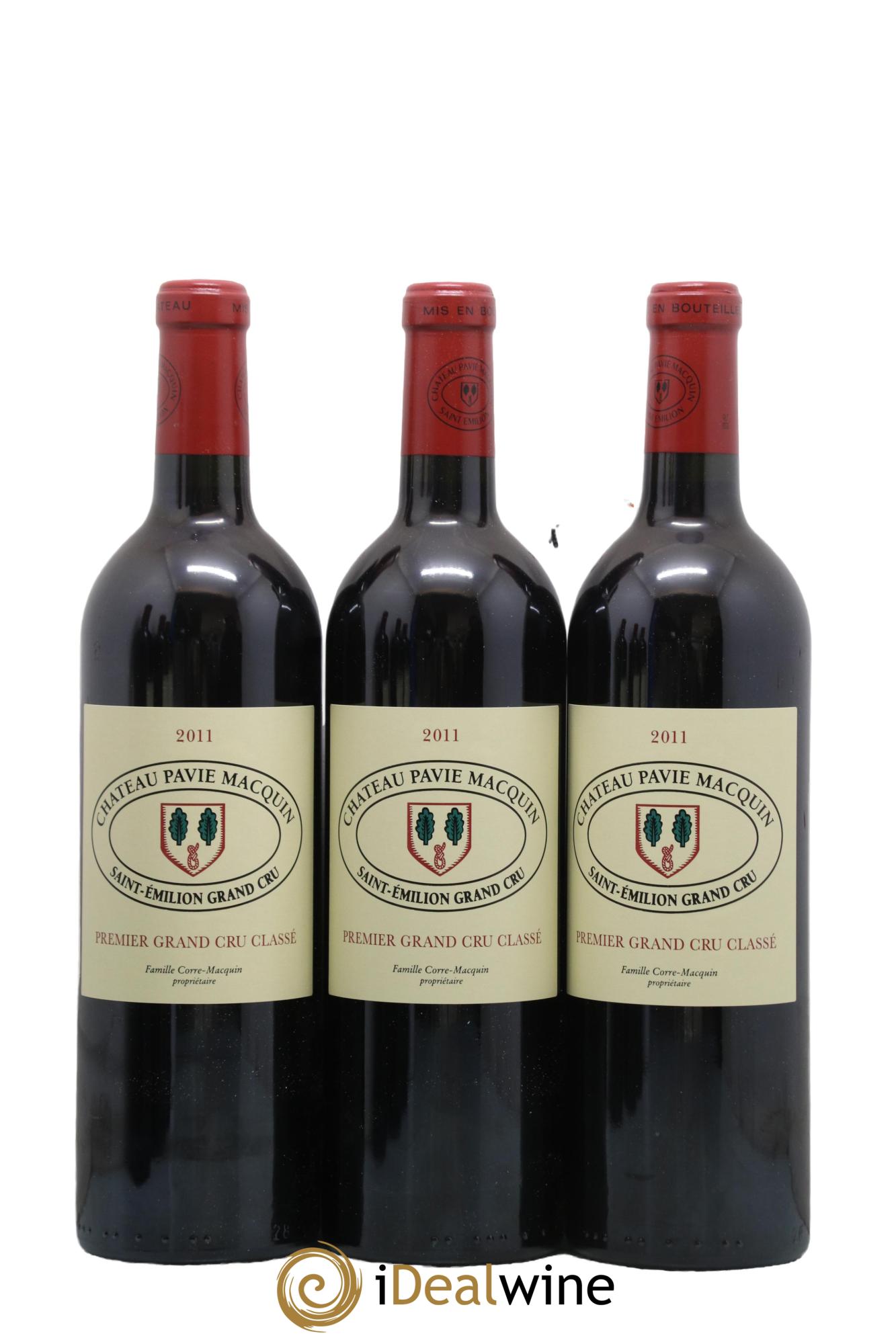 Château Pavie Macquin 1er Grand Cru Classé B 2011 - Lot de 6 bouteilles - 1