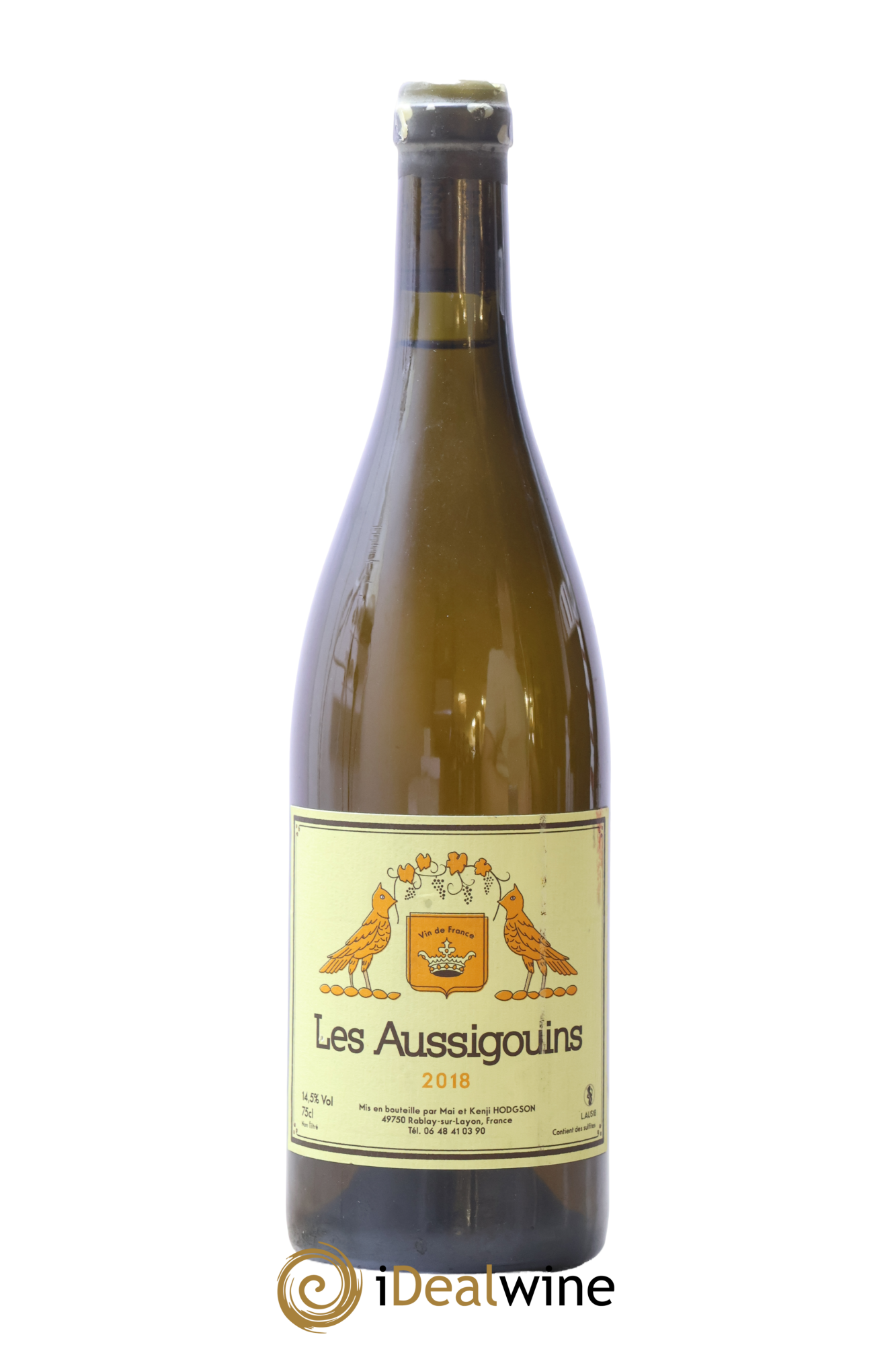 Vin de France Les Aussigouins Mai & Kenji Hodgson 2018 - Lot de 1 bouteille - 0