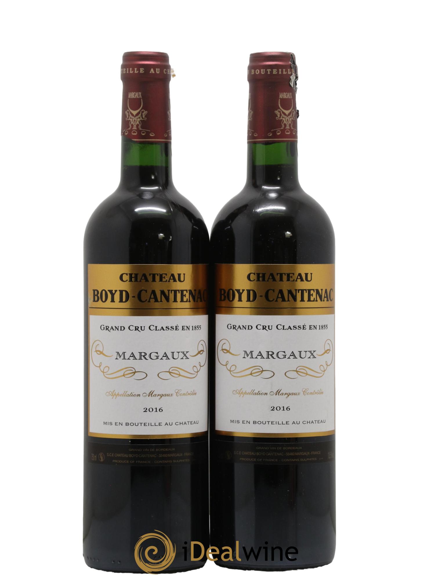 Château Boyd Cantenac 3ème Grand Cru Classé 2016 - Lot de 2 bouteilles - 0