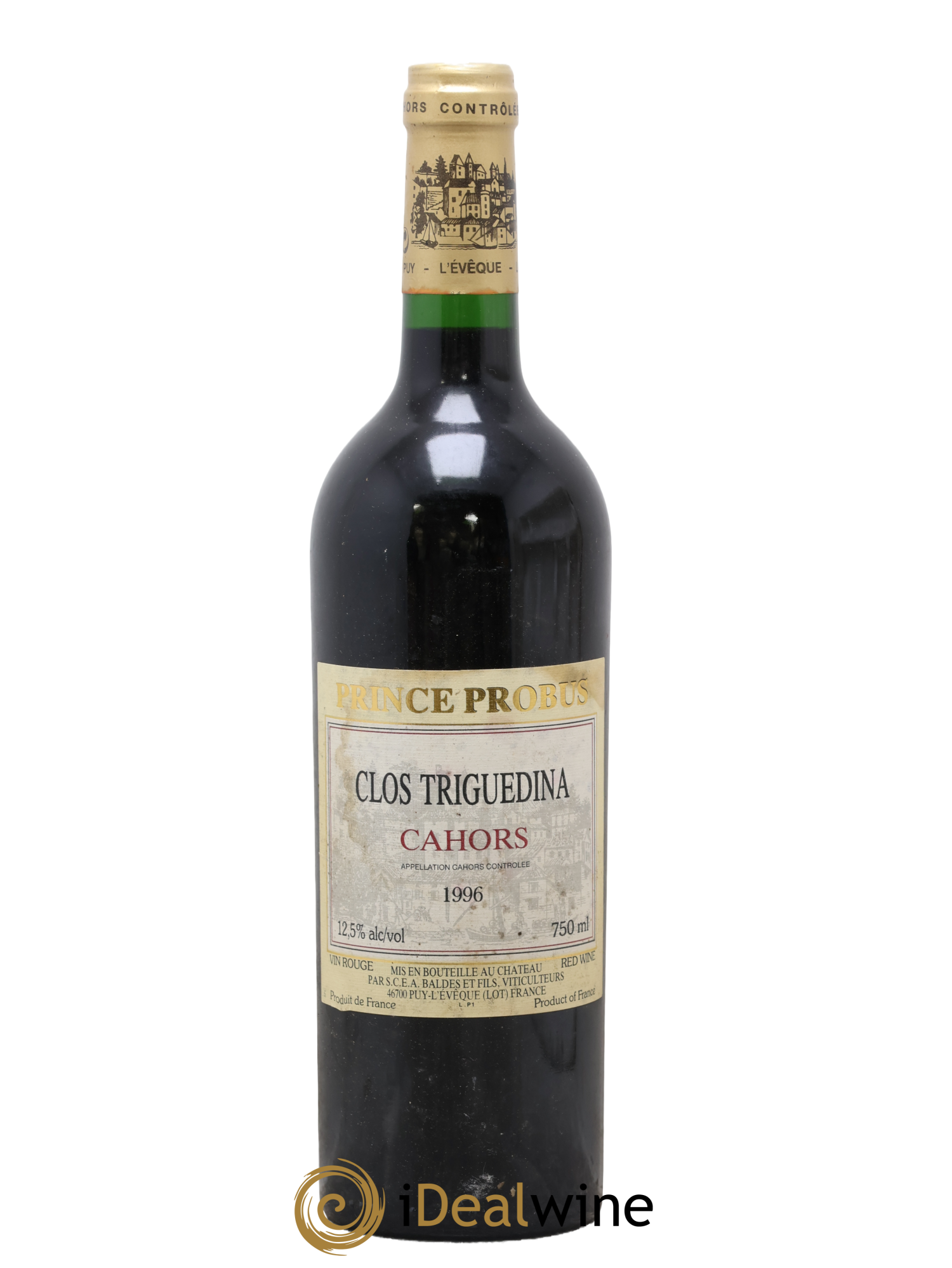 Cahors Clos Triguedina Probus Jean-Luc Baldès 1996 - Posten von 1 Flasche - 0