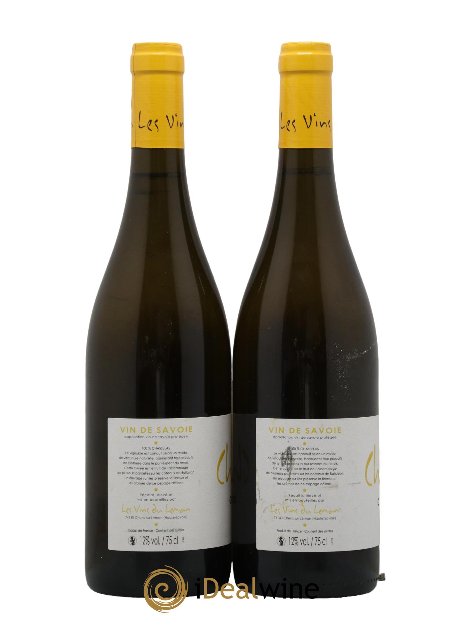 Vin de Savoie Chasselas Quintessence Les Vins du Leman 2017 - Lot de 2 bouteilles - 1