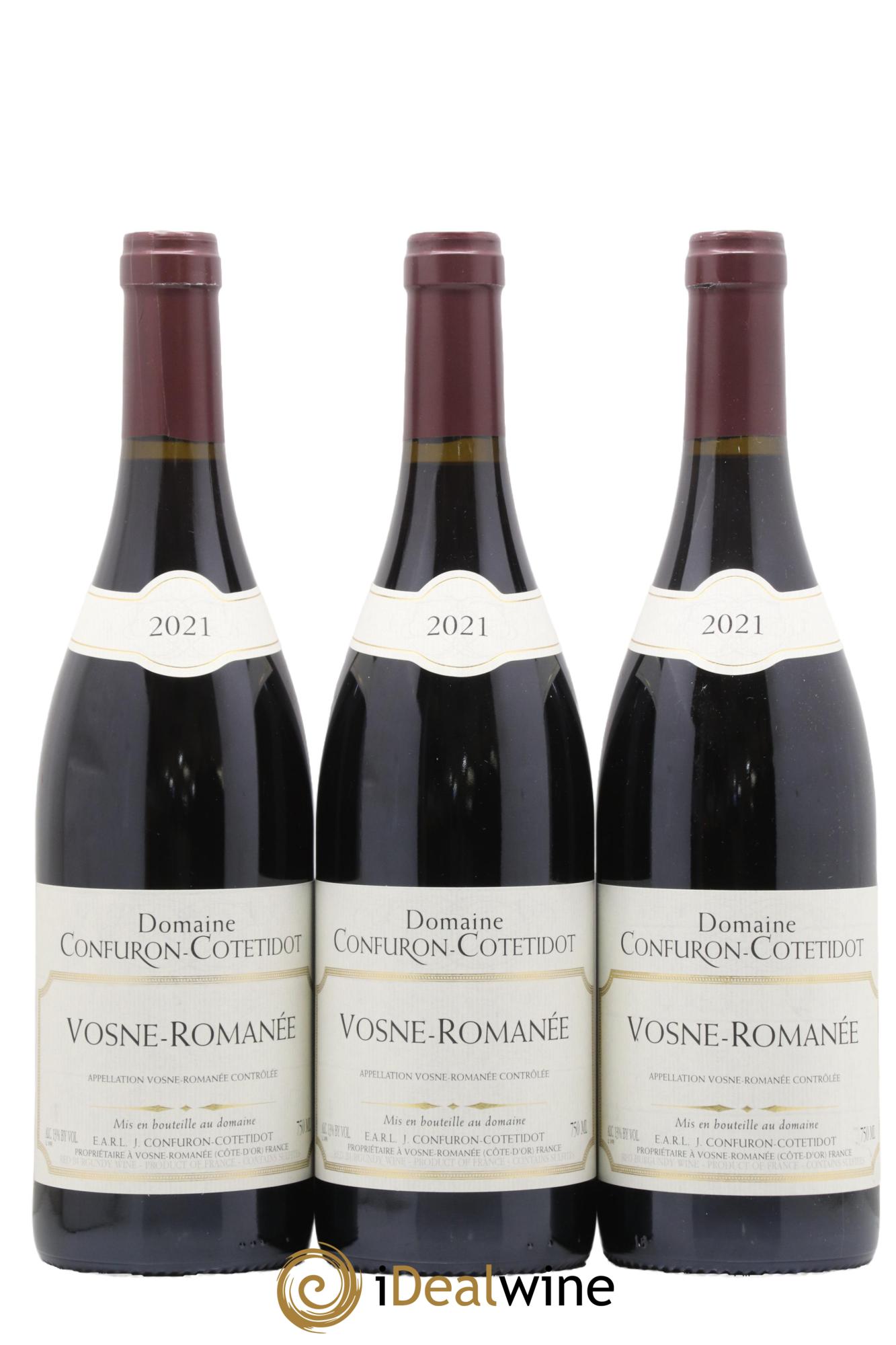 Vosne-Romanée Confuron-Cotetidot 2021 - Lot de 3 bouteilles - 0