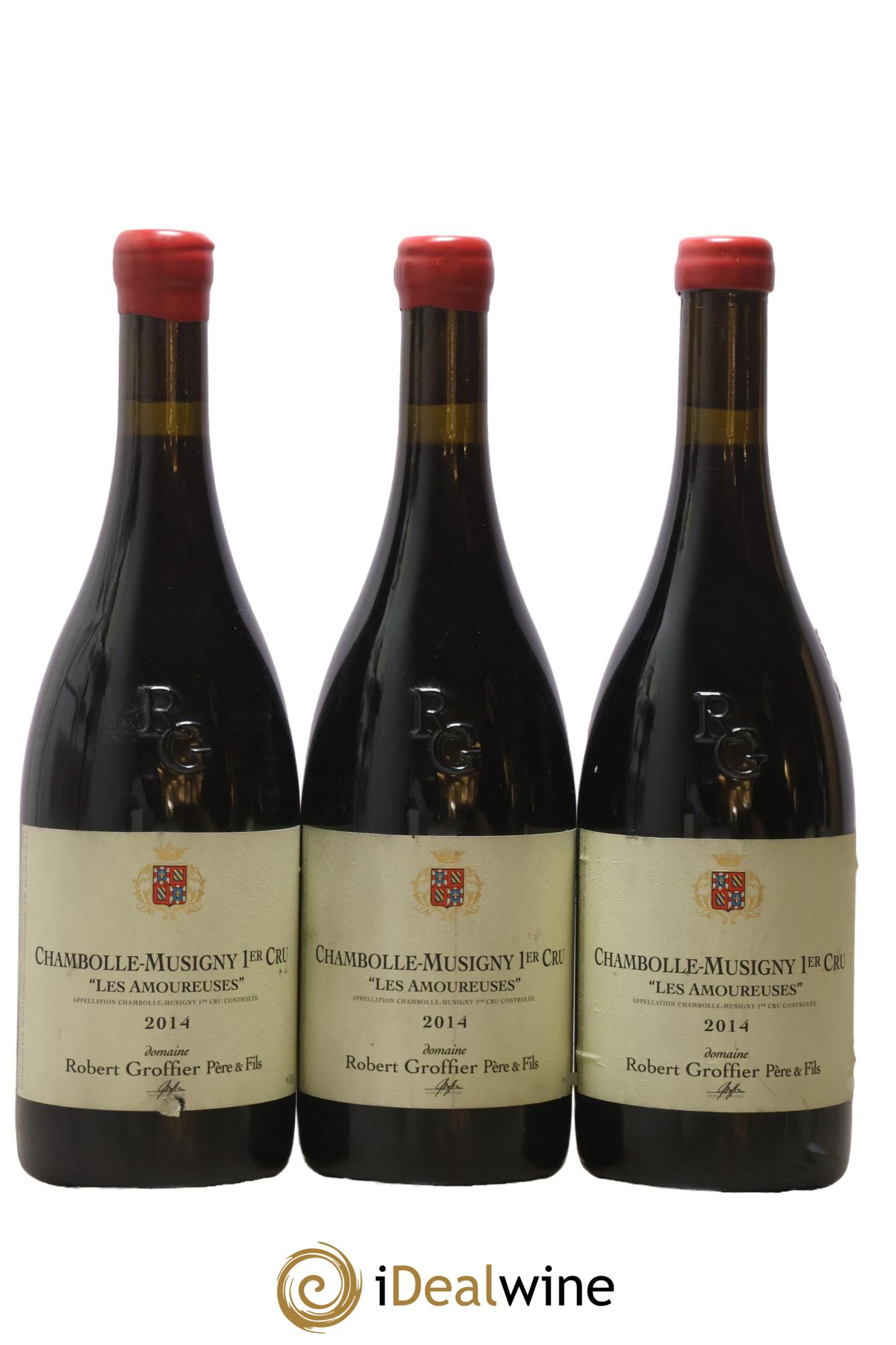 Chambolle-Musigny 1er Cru Les Amoureuses Robert Groffier Père & Fils (Domaine) 2014 - Lot de 3 bouteilles - 0