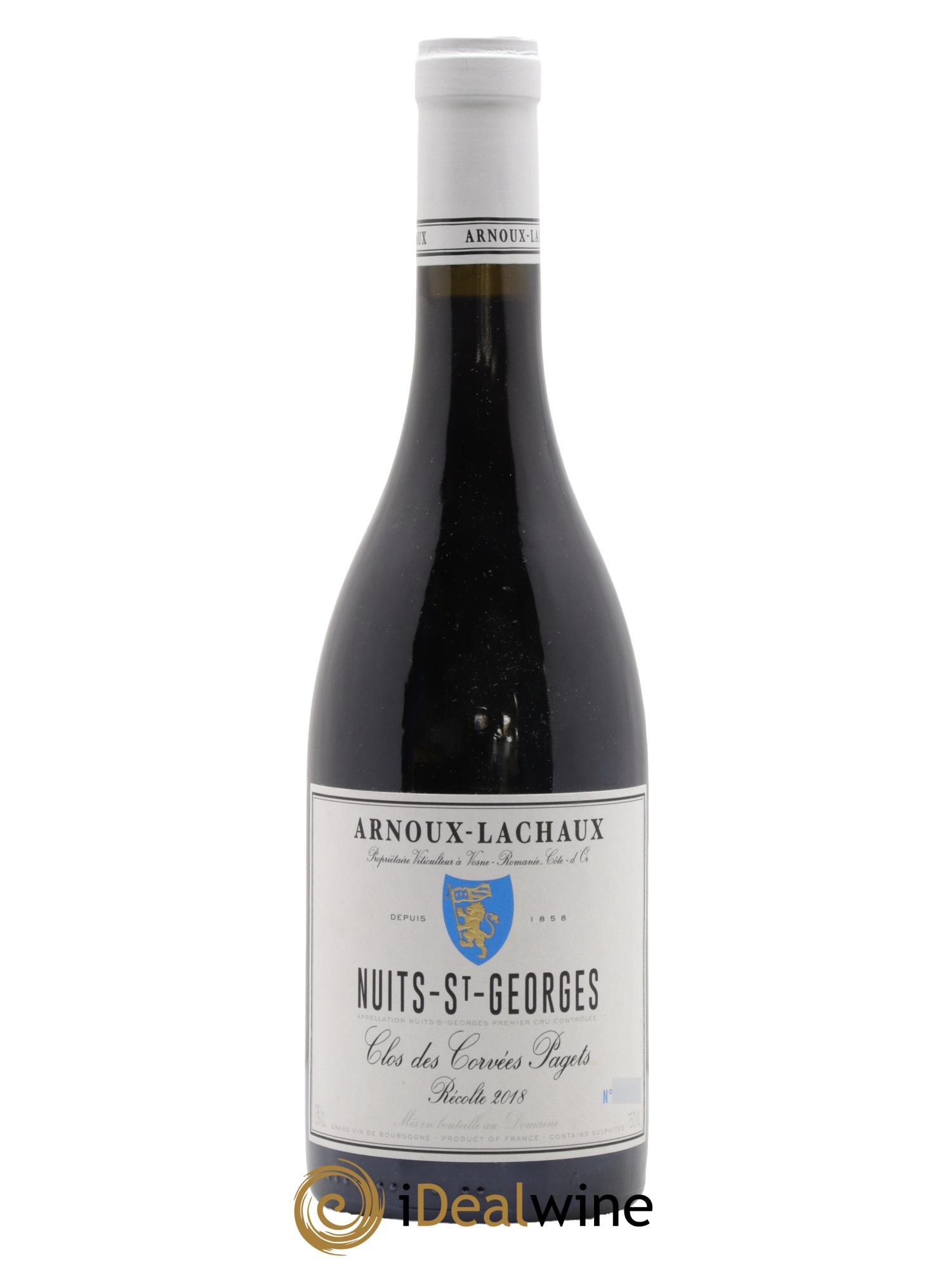 Nuits-Saint-Georges 1er Cru Clos des Corvées Pagets Arnoux-Lachaux (Domaine) 2018 - Posten von 1 Flasche - 0