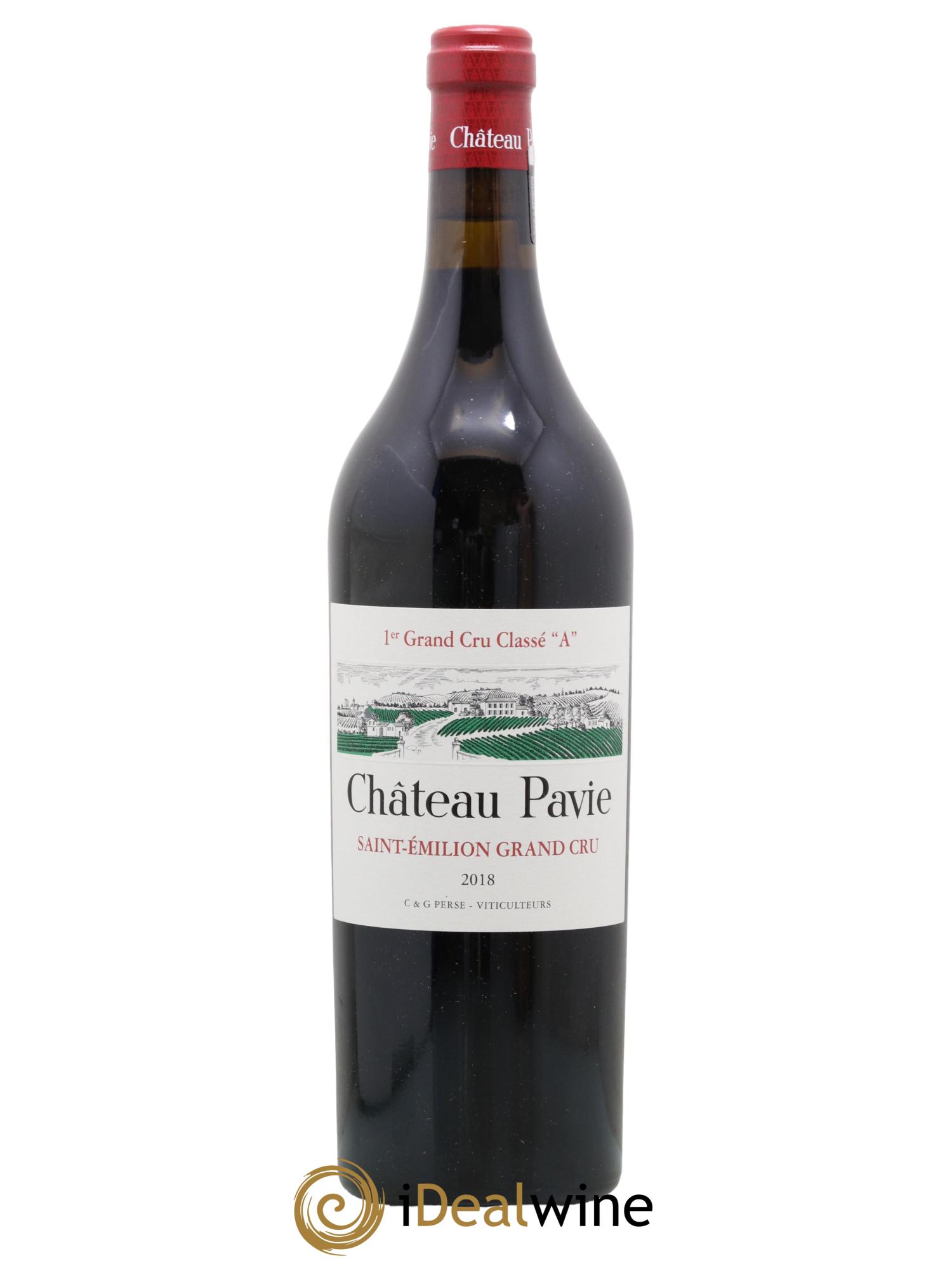 Château Pavie 1er Grand Cru Classé A 2018 - Lot de 1 bouteille - 0
