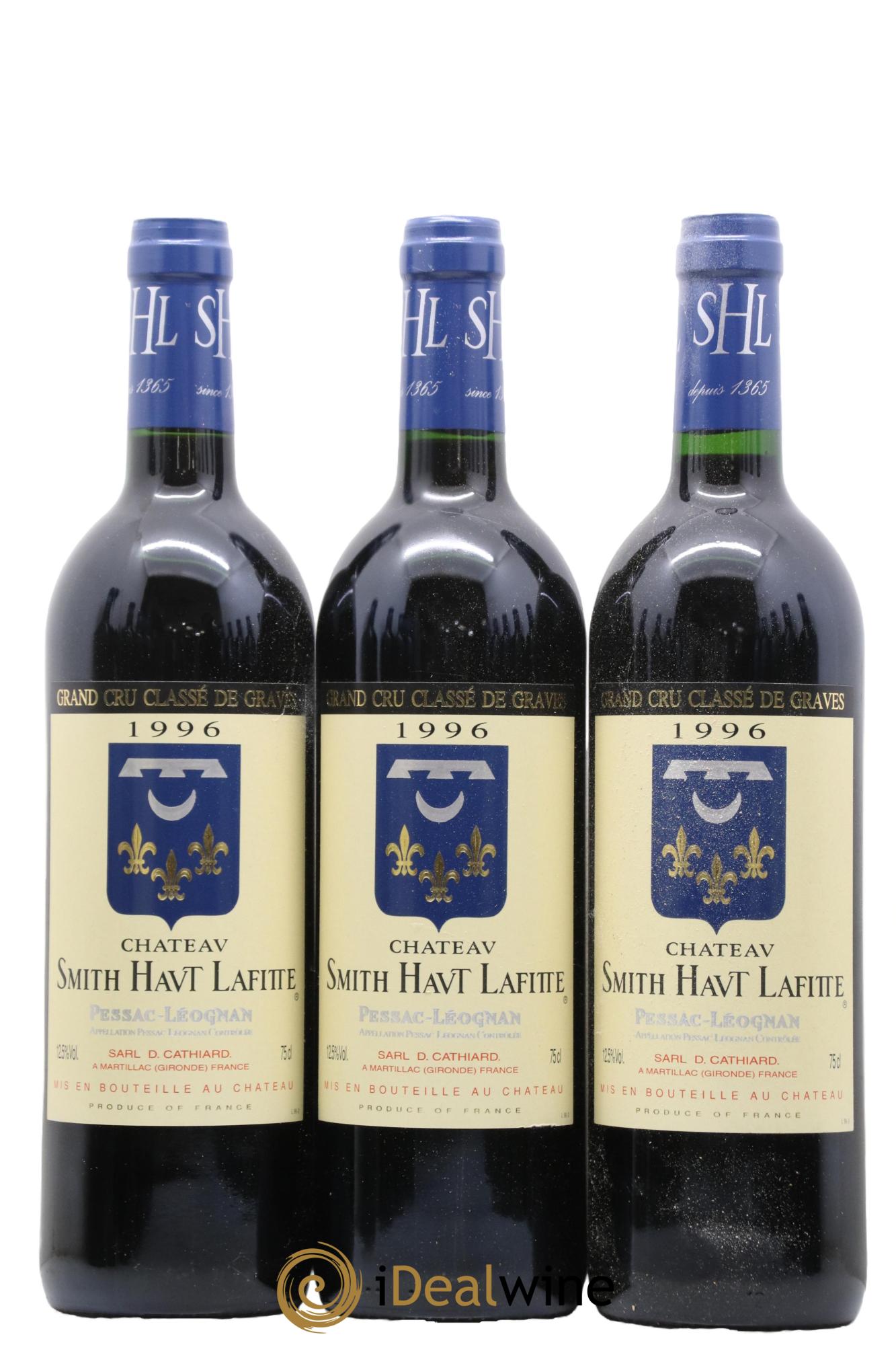 Château Smith Haut Lafitte Cru Classé de Graves 1996 - Lot of 12 bottles - 1