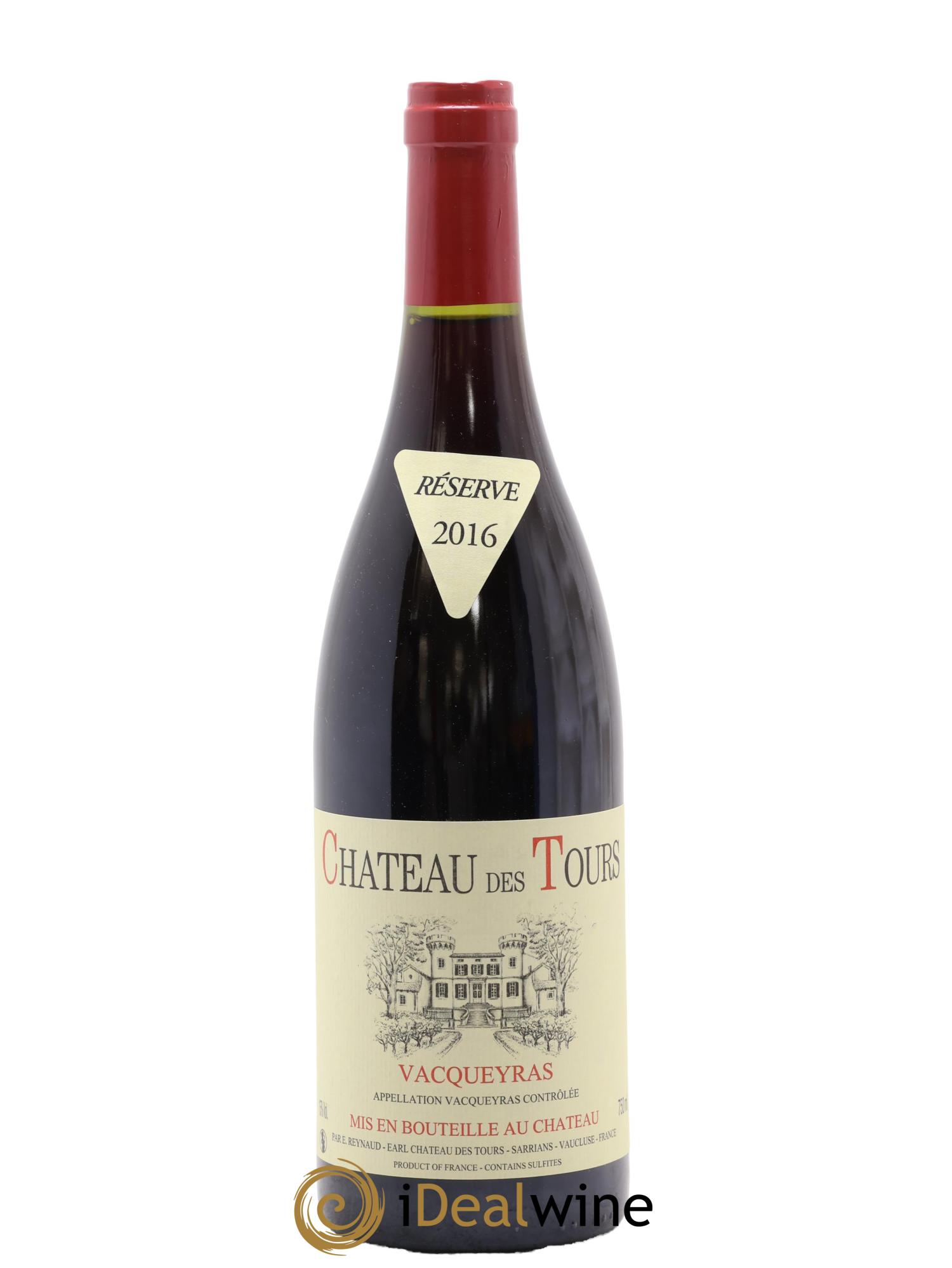 Vacqueyras Château des Tours Emmanuel Reynaud 2016 - Posten von 1 Flasche - 0