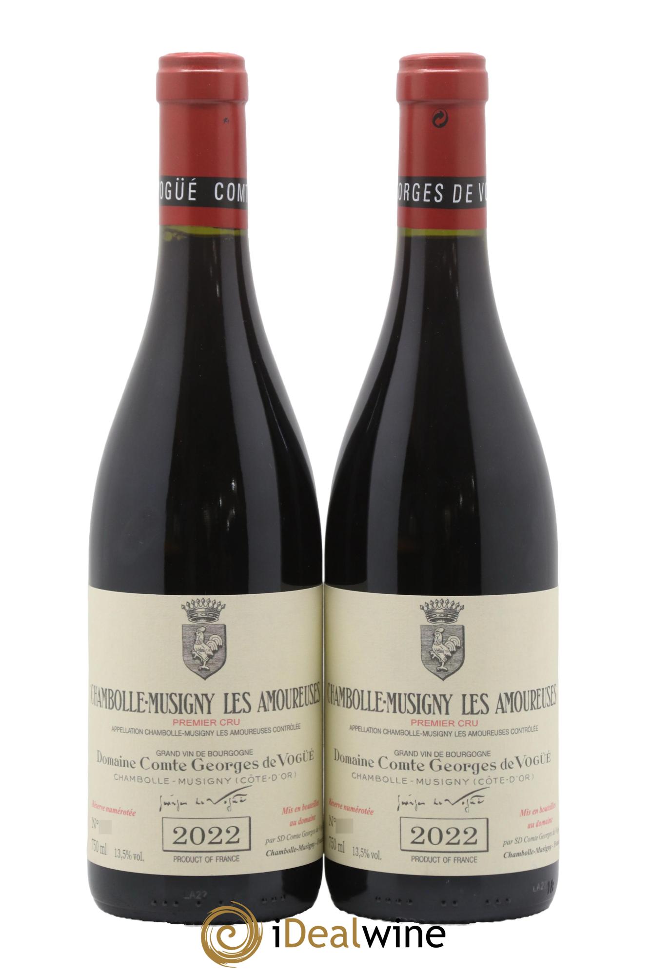 Chambolle-Musigny 1er Cru Les Amoureuses Comte Georges de Vogüé 2022 - Lot de 2 bouteilles - 0