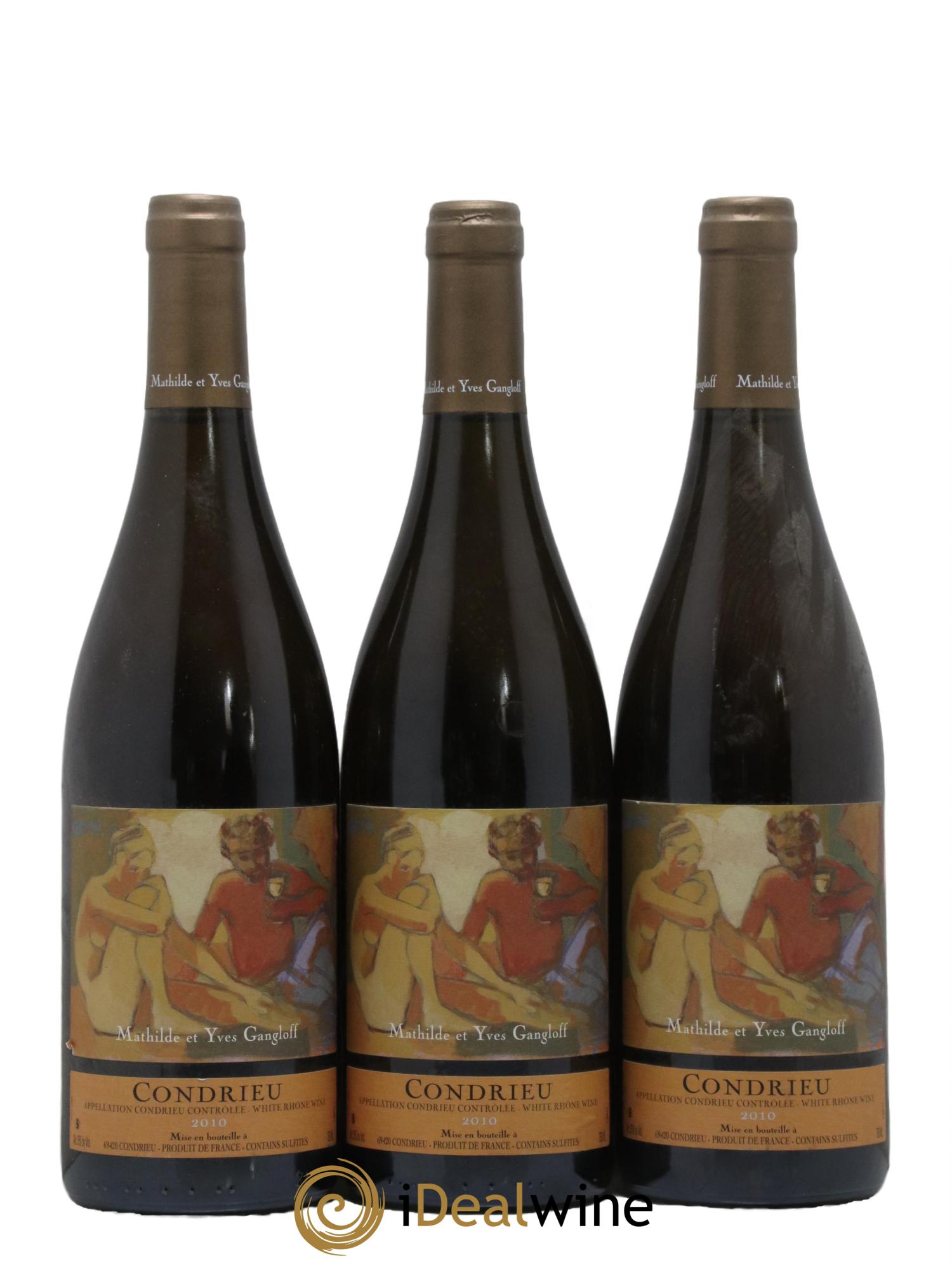 Condrieu Domaine Gangloff (Domaine) 2010 - Lot de 3 bouteilles - 0